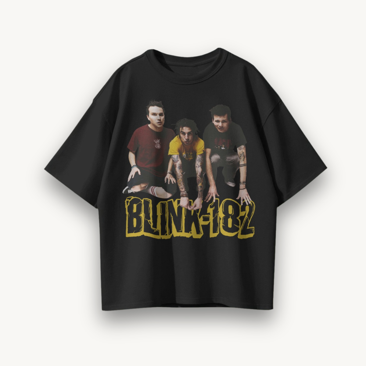 Blink-182 Untitled Era Black Oversized Tee