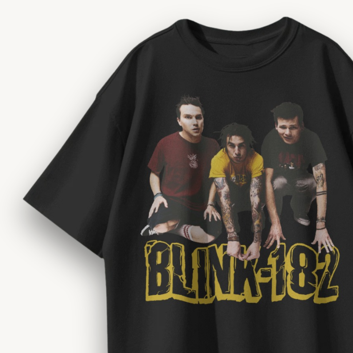 Blink-182 Untitled Era Black Oversized Tee