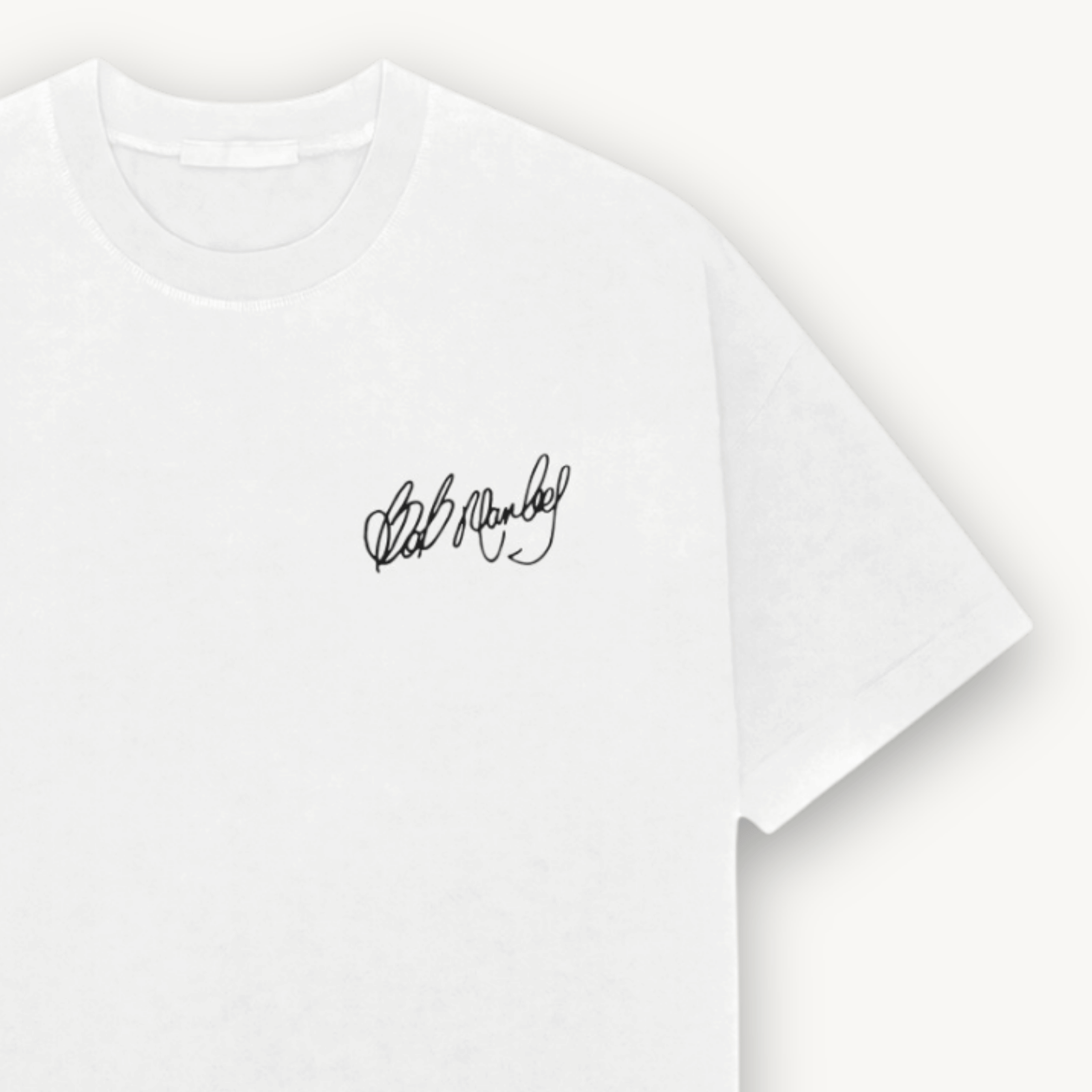Bob Marley One Love White Relaxed Tee