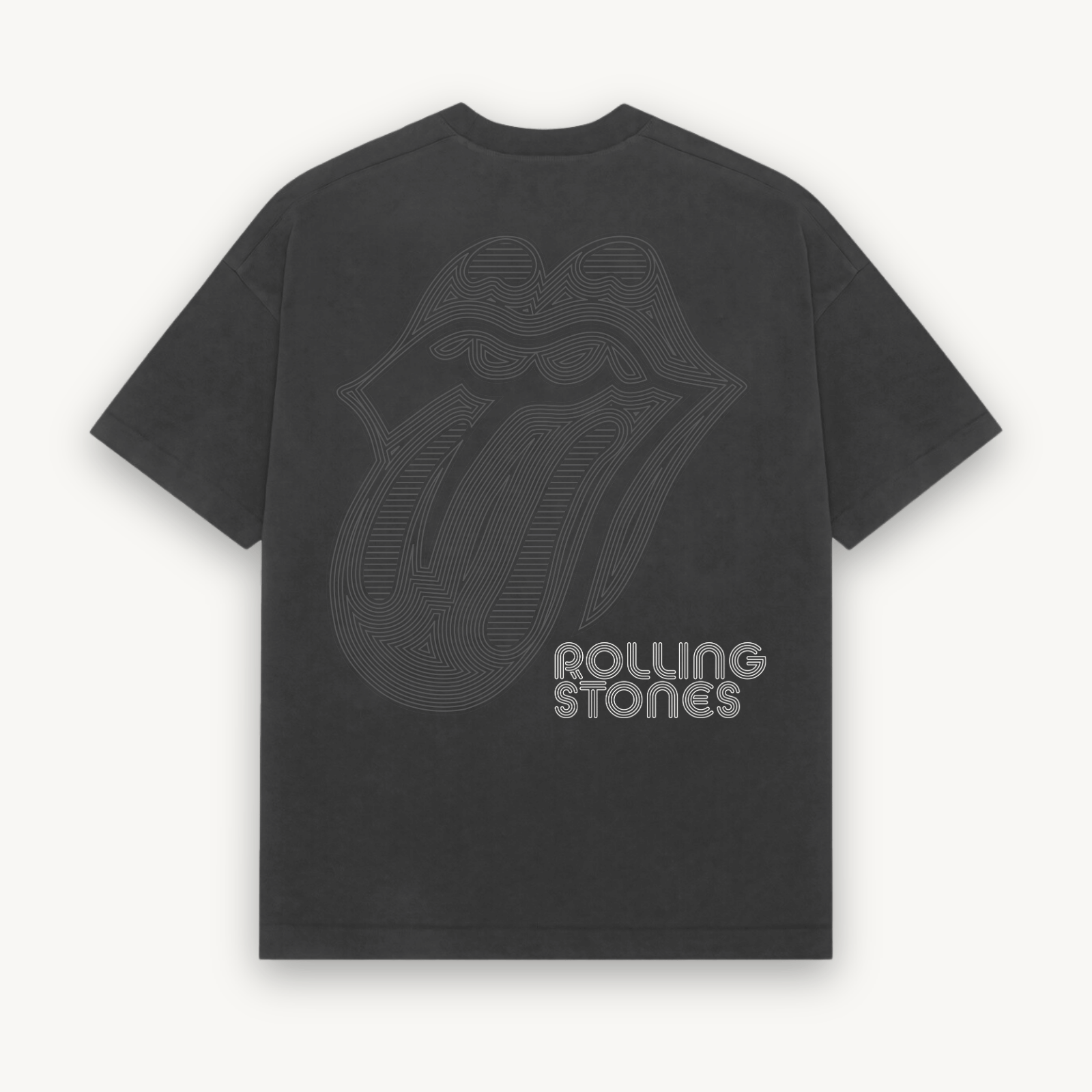 The Rolling Stones Tongue Black Relaxed Tee