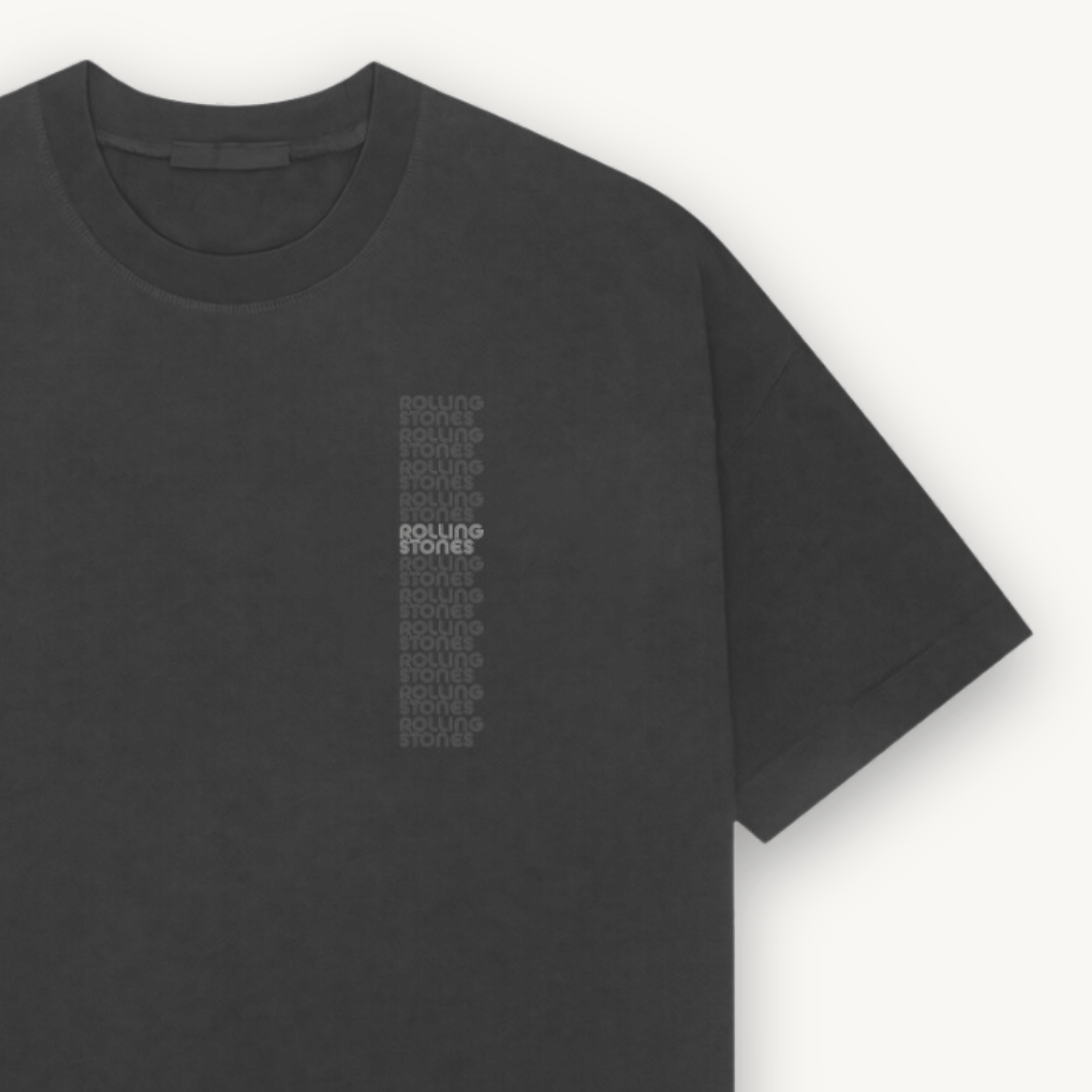 The Rolling Stones Tongue Black Relaxed Tee
