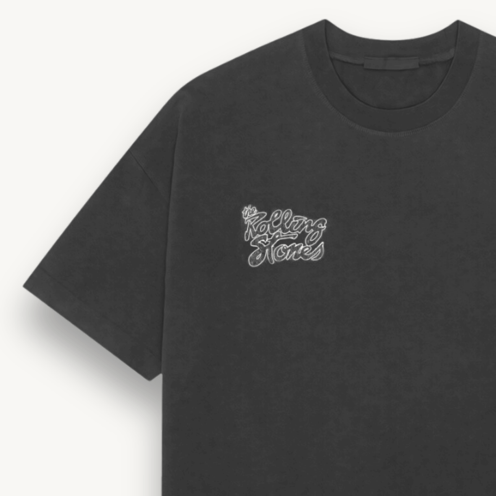 The Rolling Stones New Vintage Black Relaxed Tee