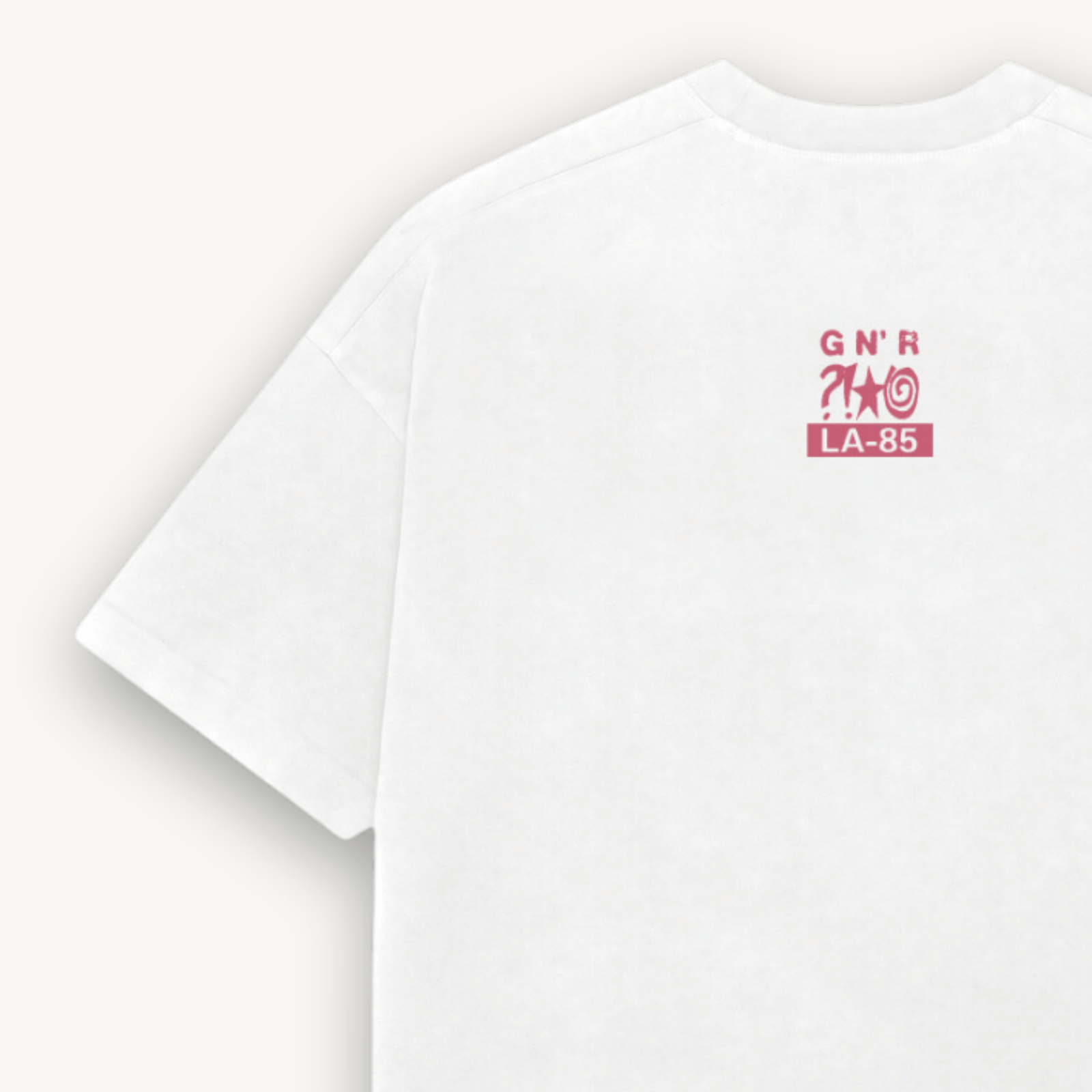 Guns N' Roses LA-85 White Relaxed Tee