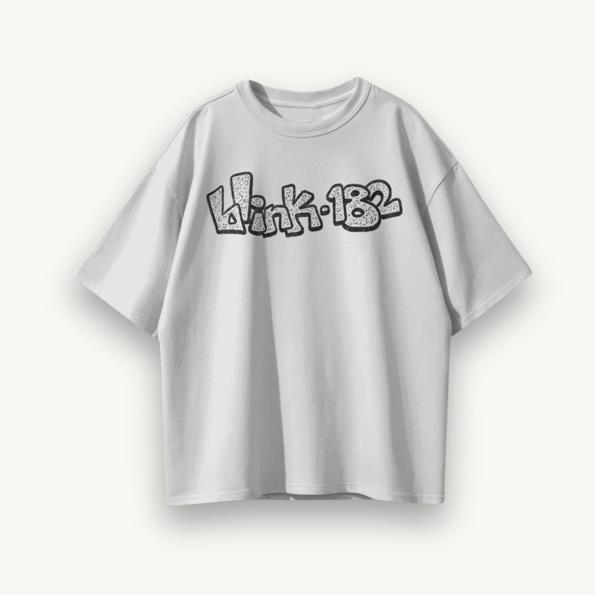 Blink-182 Original Bunny Sketch White Oversized Tee