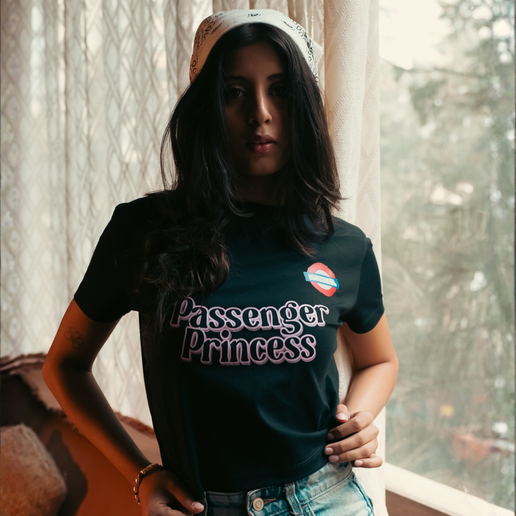 OutStation Passenger Princess Black Crop Top