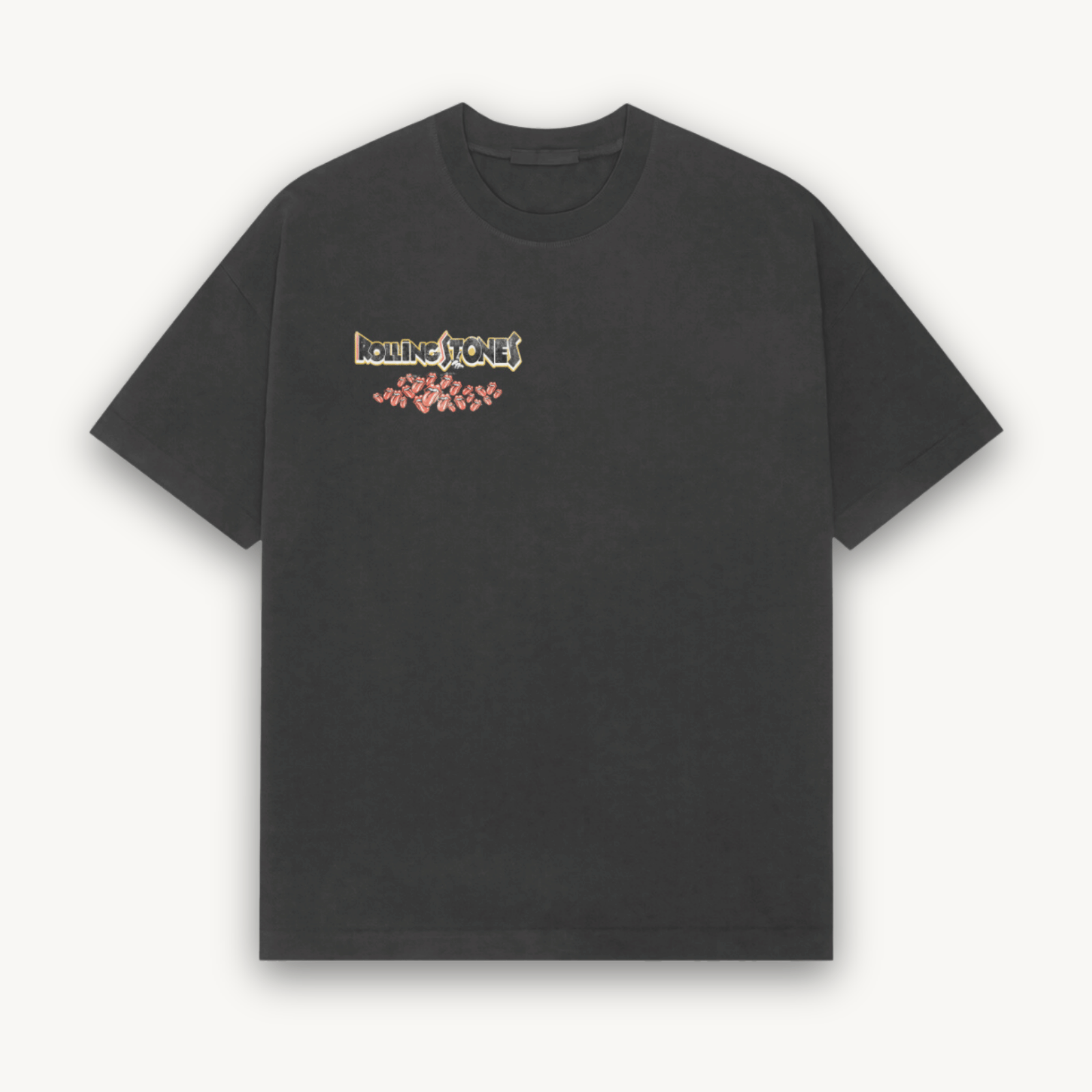 The Rolling Stones Vintage Black Relaxed Tee