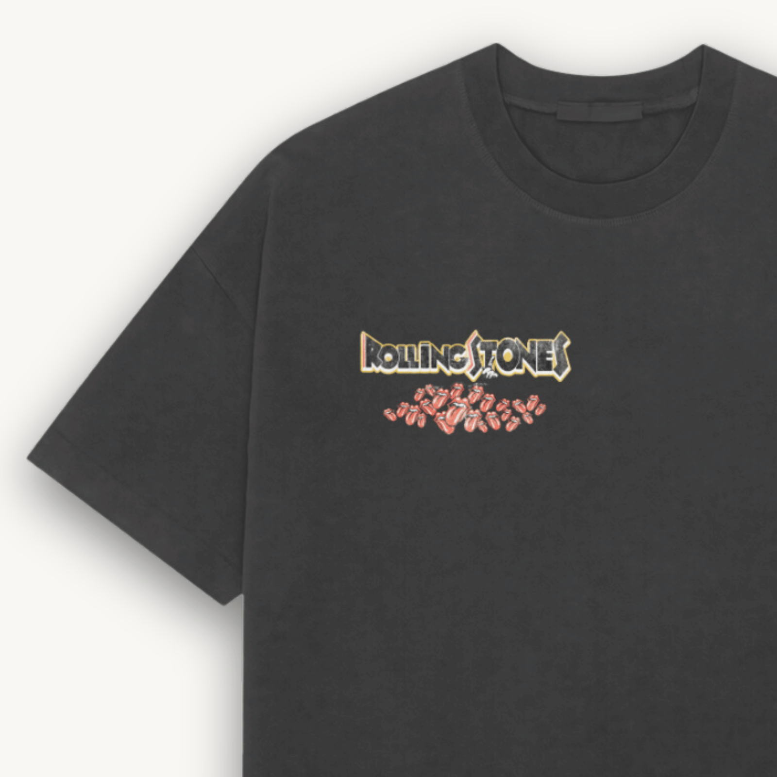 The Rolling Stones Vintage Black Relaxed Tee