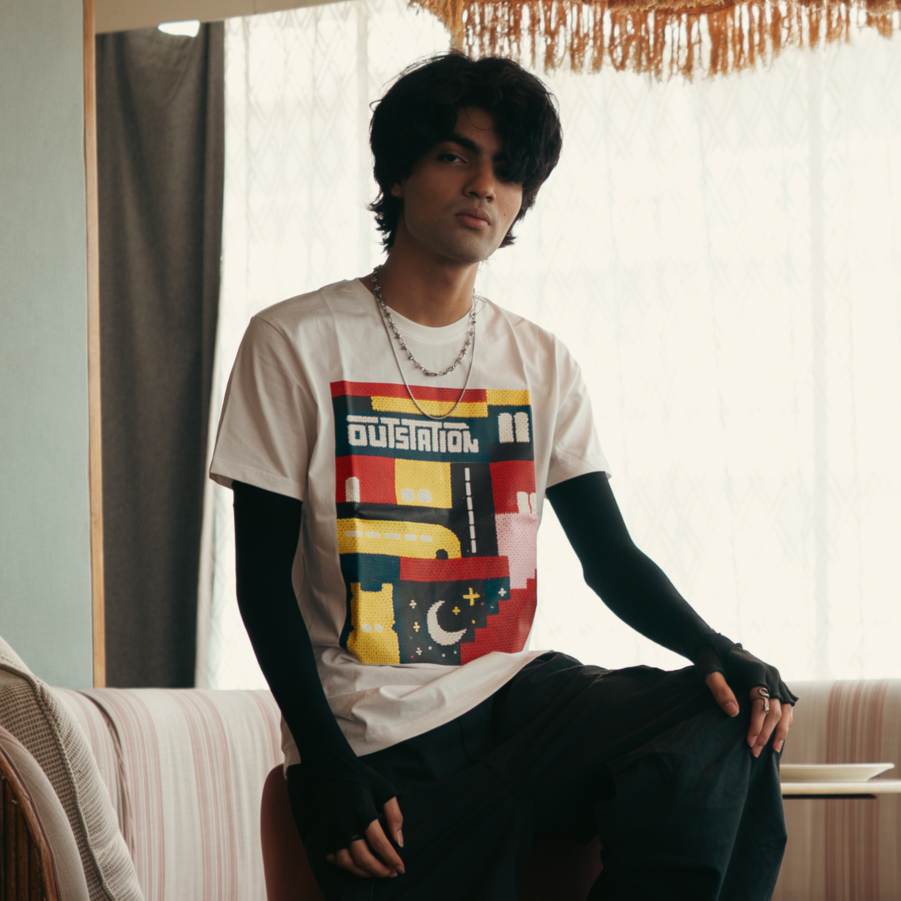 OutStation Journey White Regular Tee