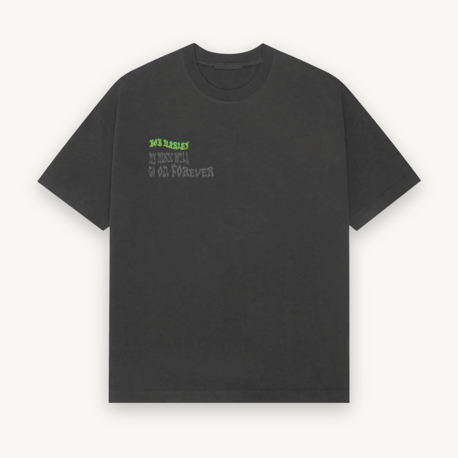 Bob Marley Forever Black Relaxed Tee