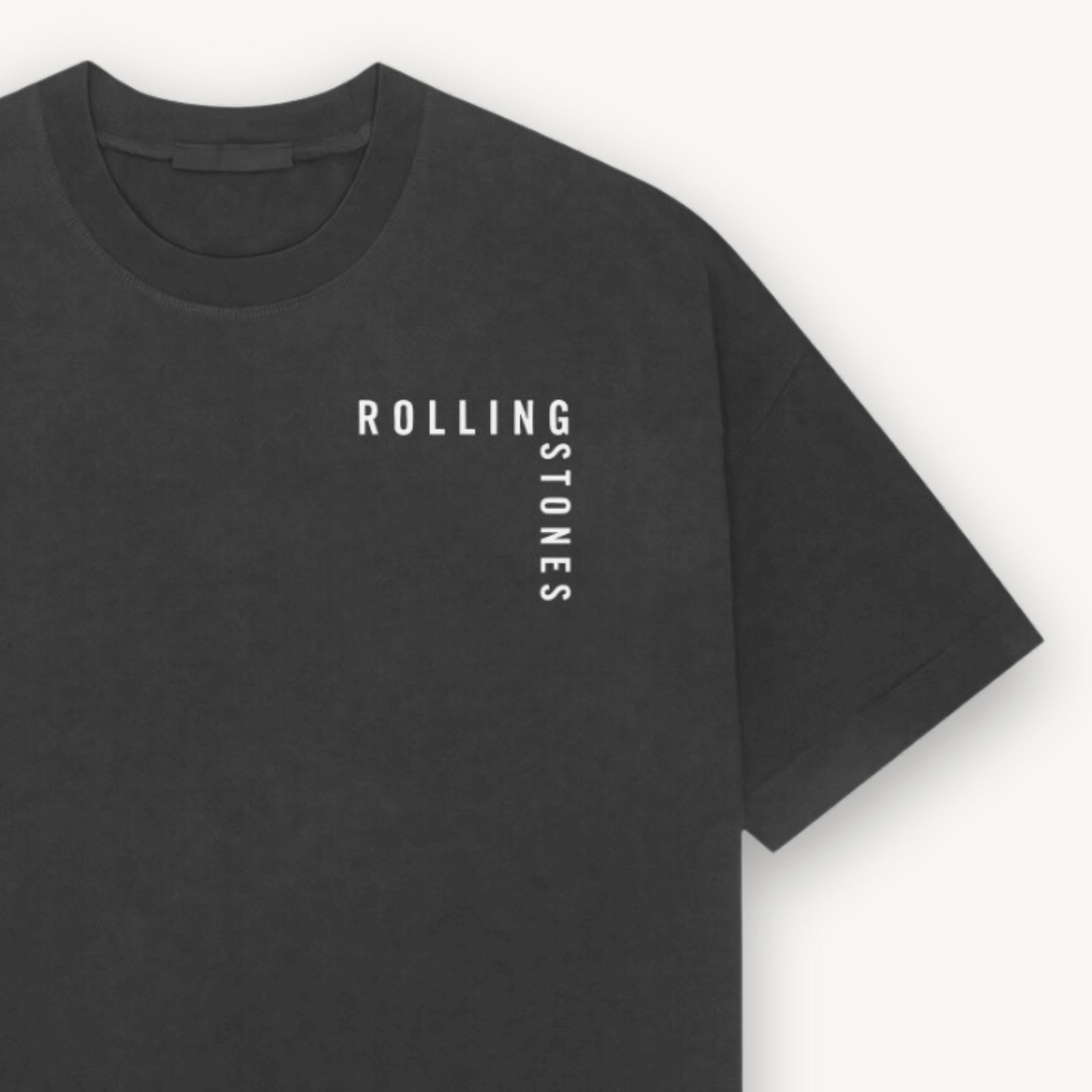 The Rolling Stones Bootleg Black Relaxed Tee