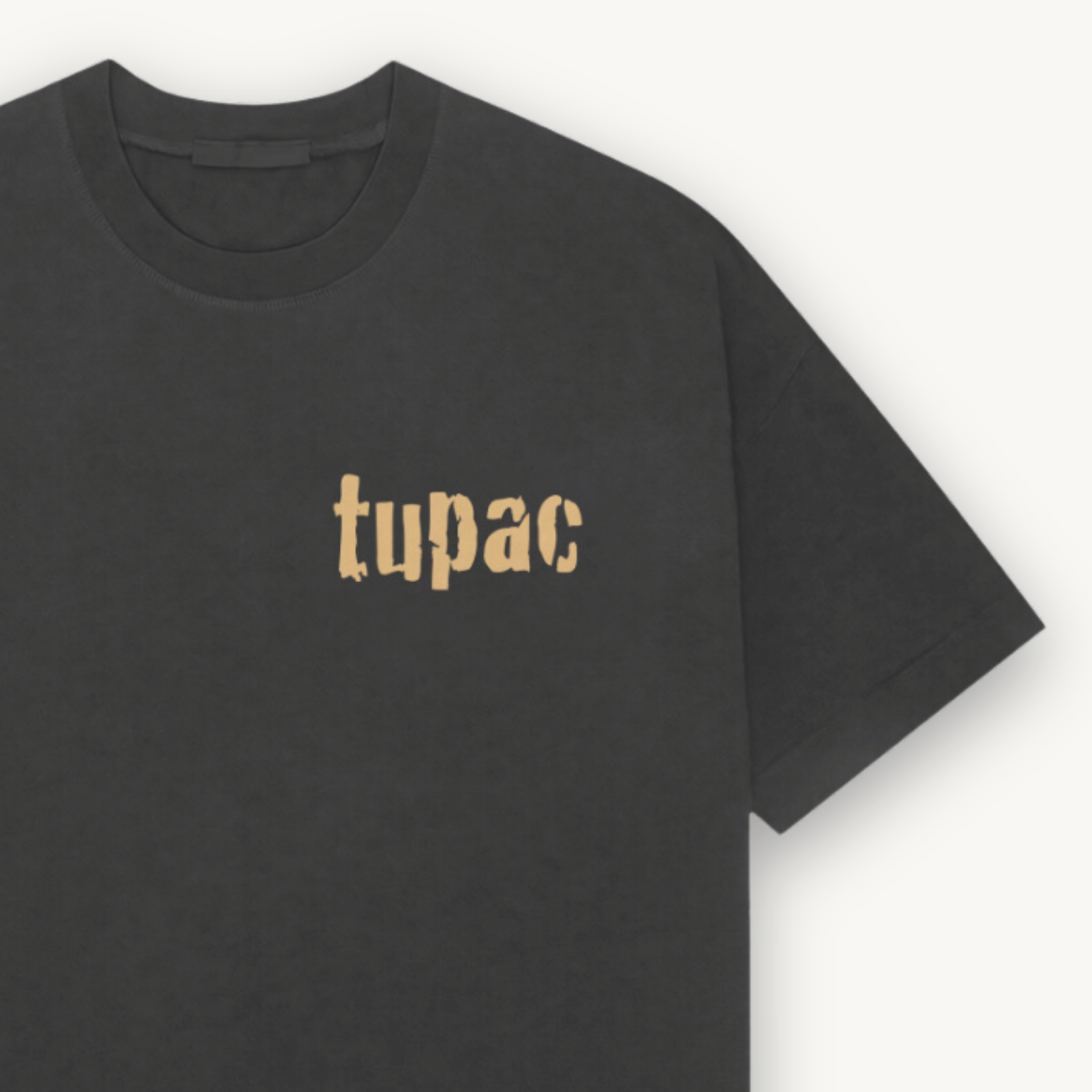 2Pac Makaveli Black Relaxed Tee