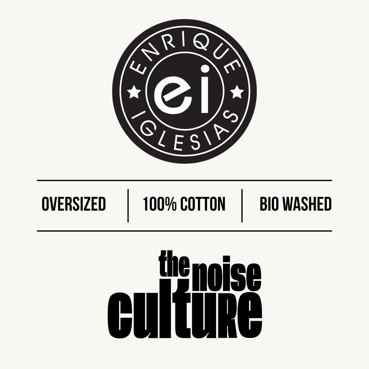 Enrique Iglesias EI Monogram Baseball Black Cap