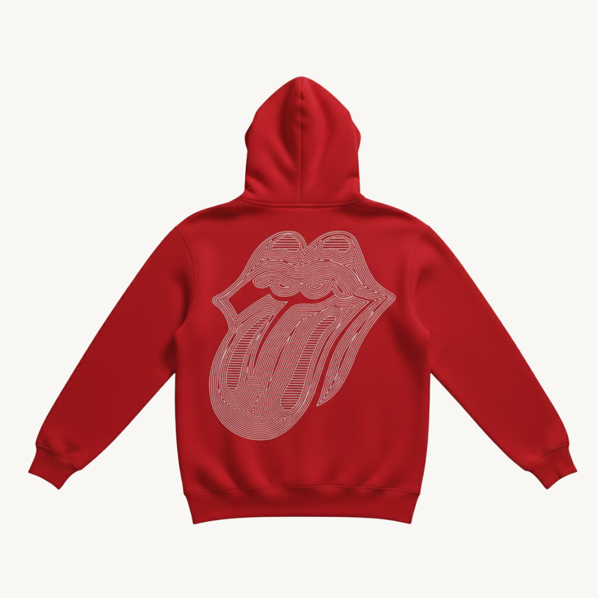The Rolling Stones Tongue Red Hoodie