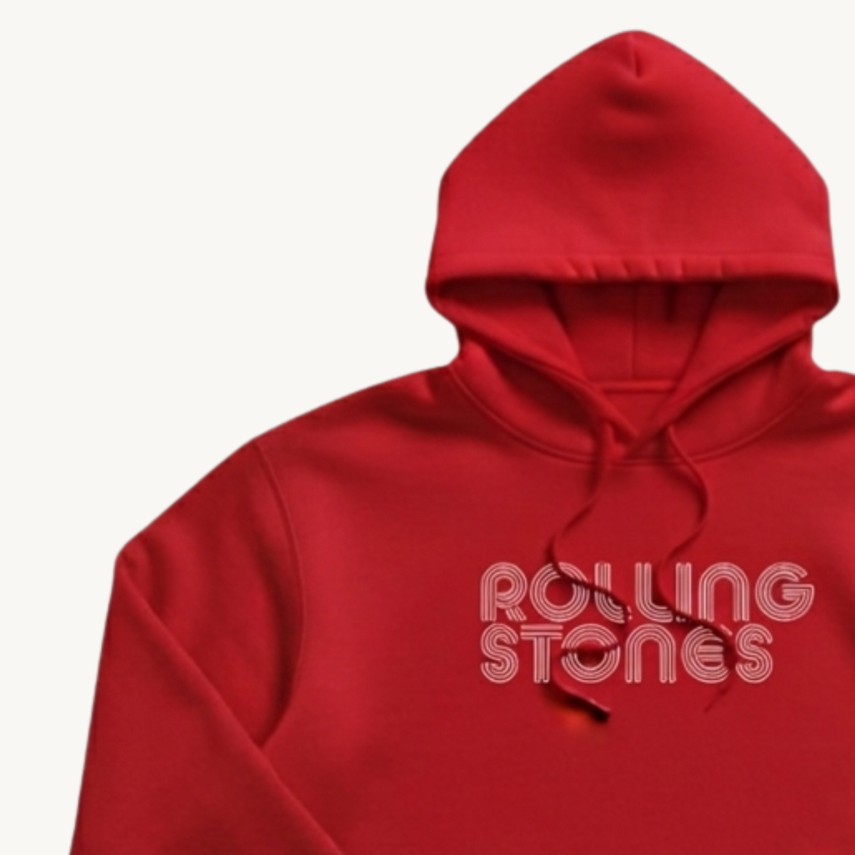 The Rolling Stones Tongue Red Hoodie