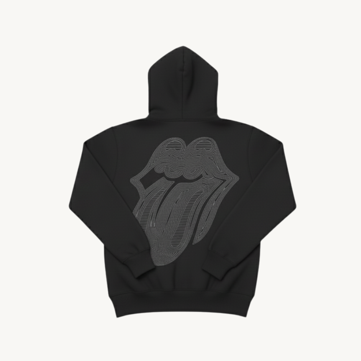 The Rolling Stones Tongue Black Hoodie