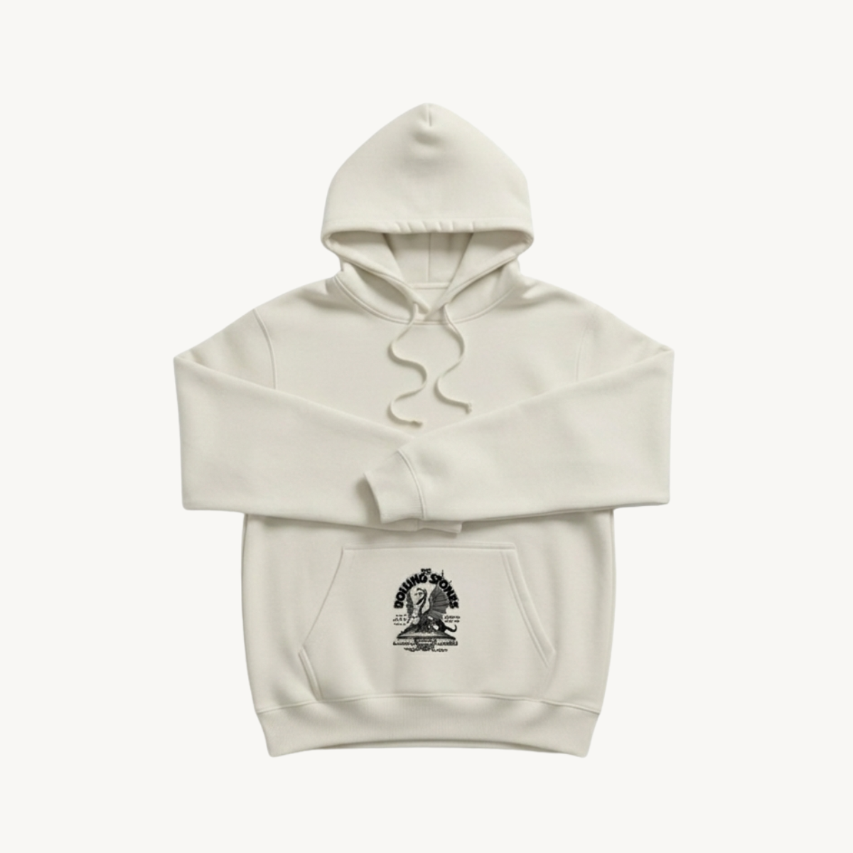 The Rolling Stones Huston White Hoodie