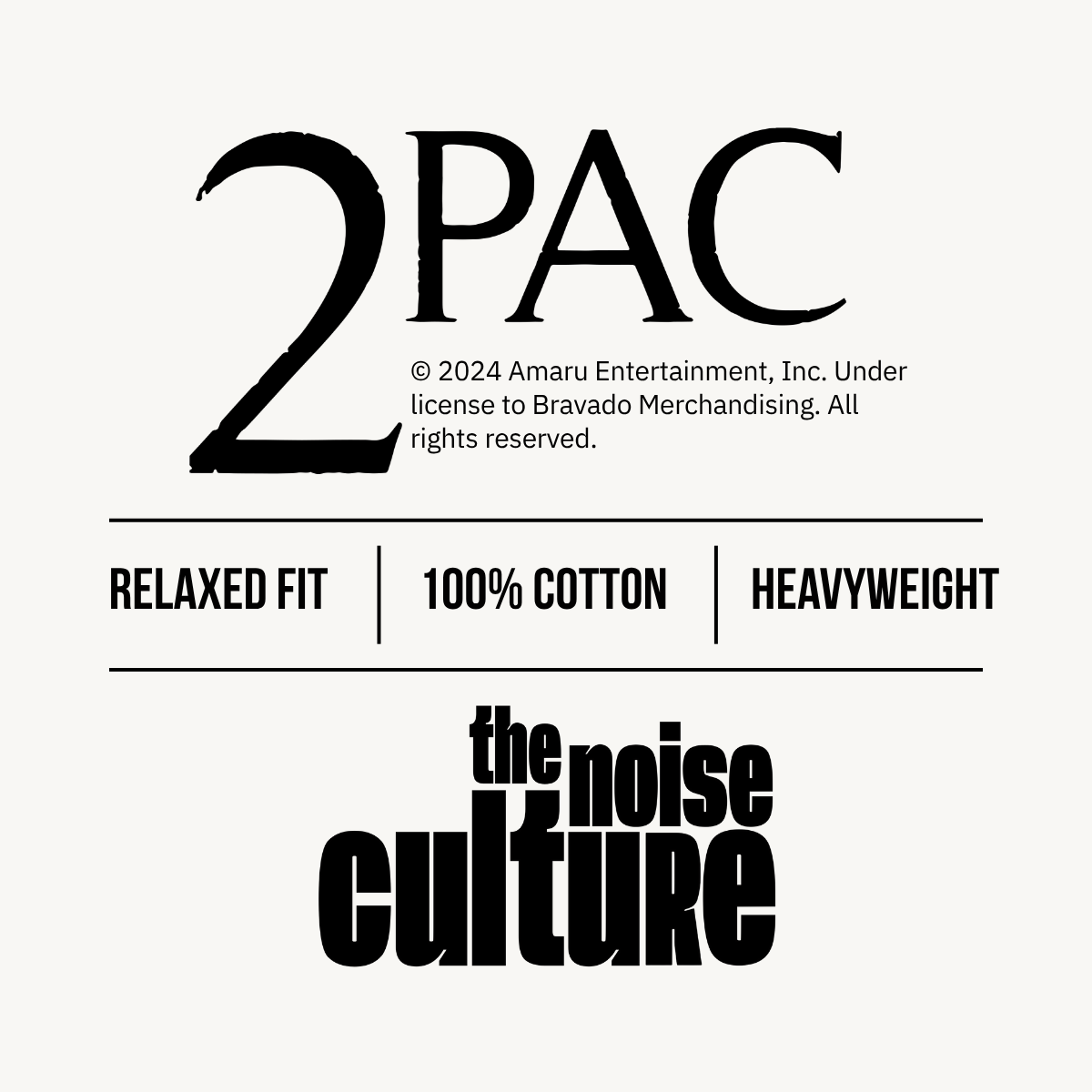 2Pac Bat Killuminati Black Relaxed Tee