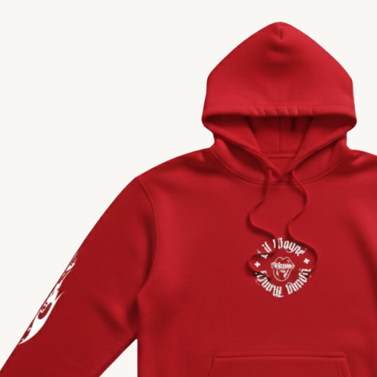 Lil Wayne Young Money Logo Red Hoodie