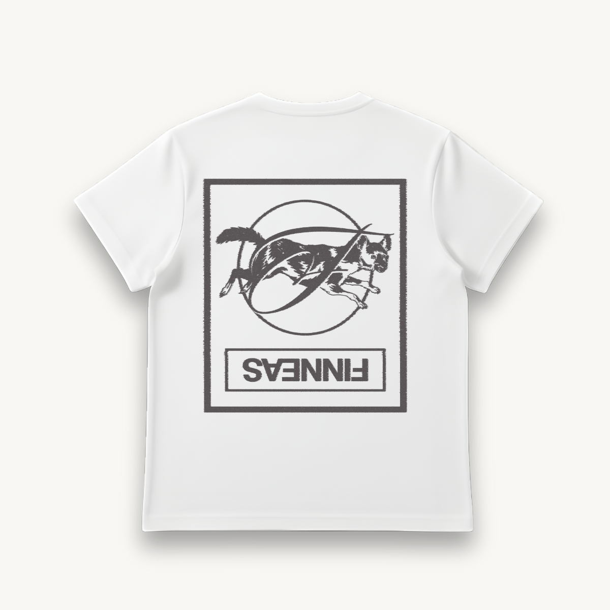 Finneas For Cryin’ Out Loud Script White Regular Tee