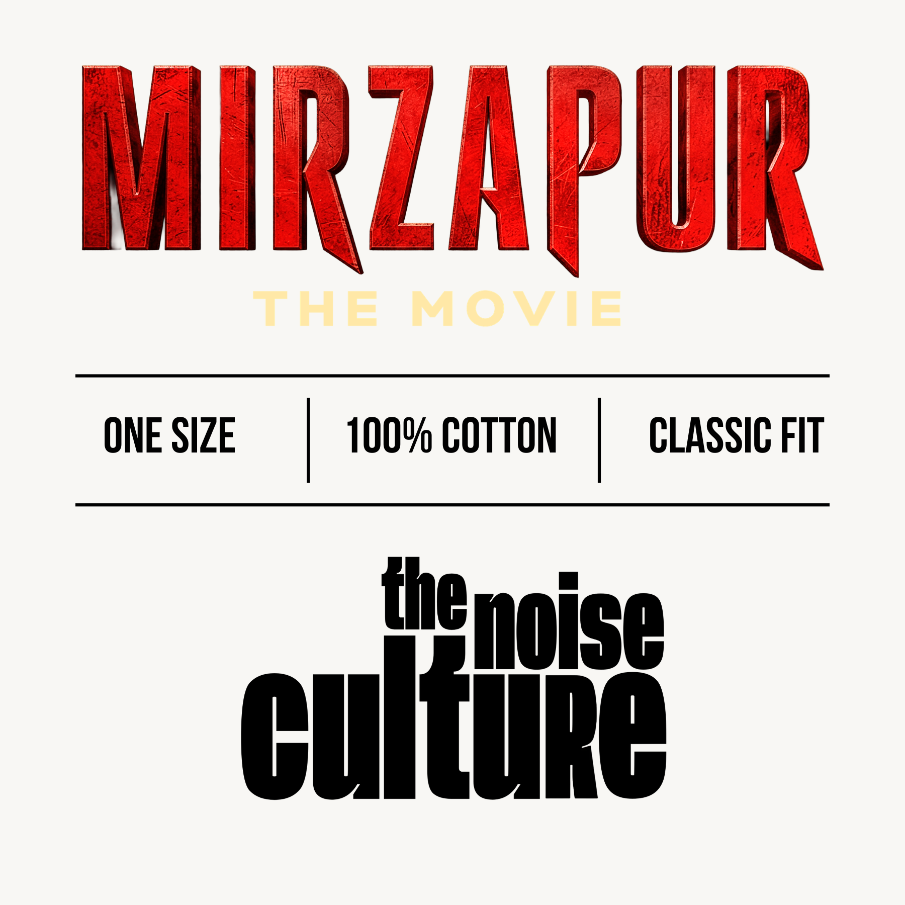 Mirzapur The Movie Lions of Mirzapur White Baseball Cap