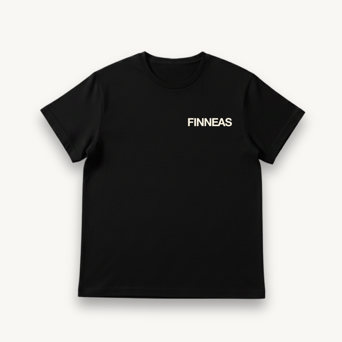 Finneas Core Logo Black Regular Tee