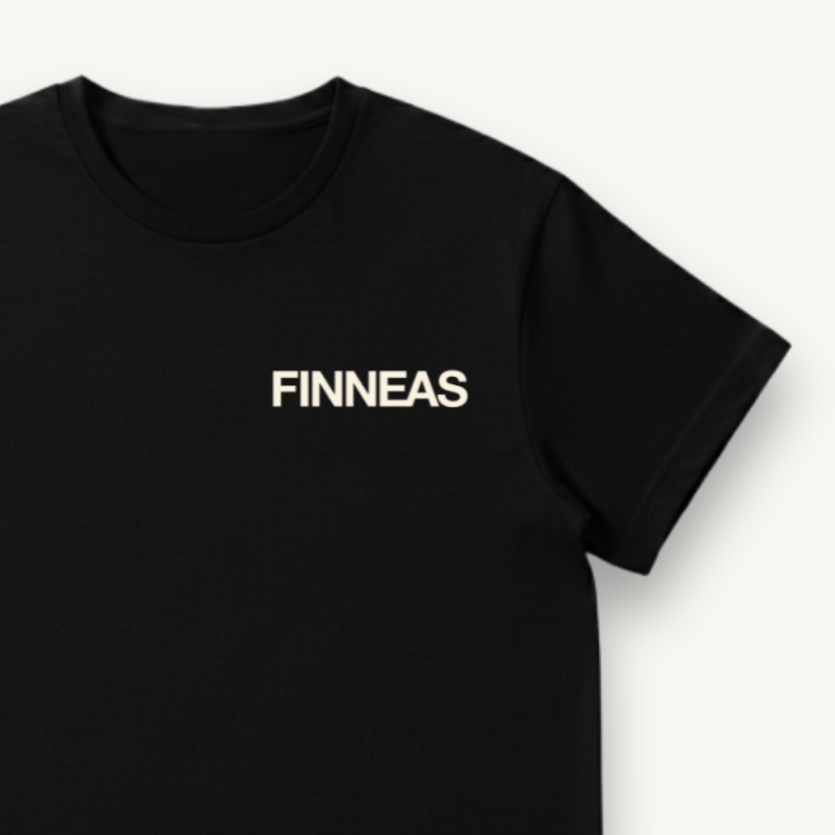 Finneas Core Logo Black Regular Tee