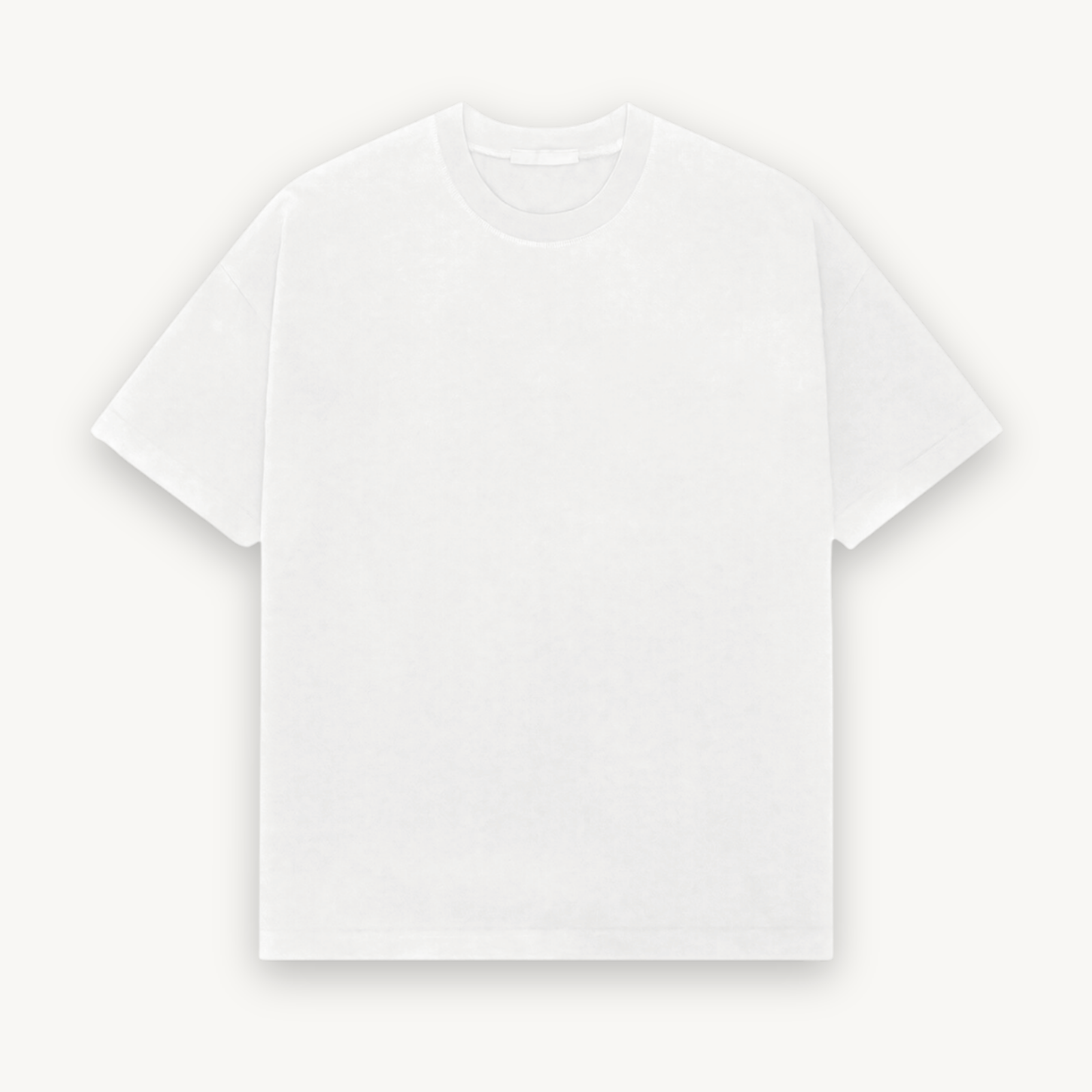 The Rolling Stones Classic Gold Logo White Relaxed Tee