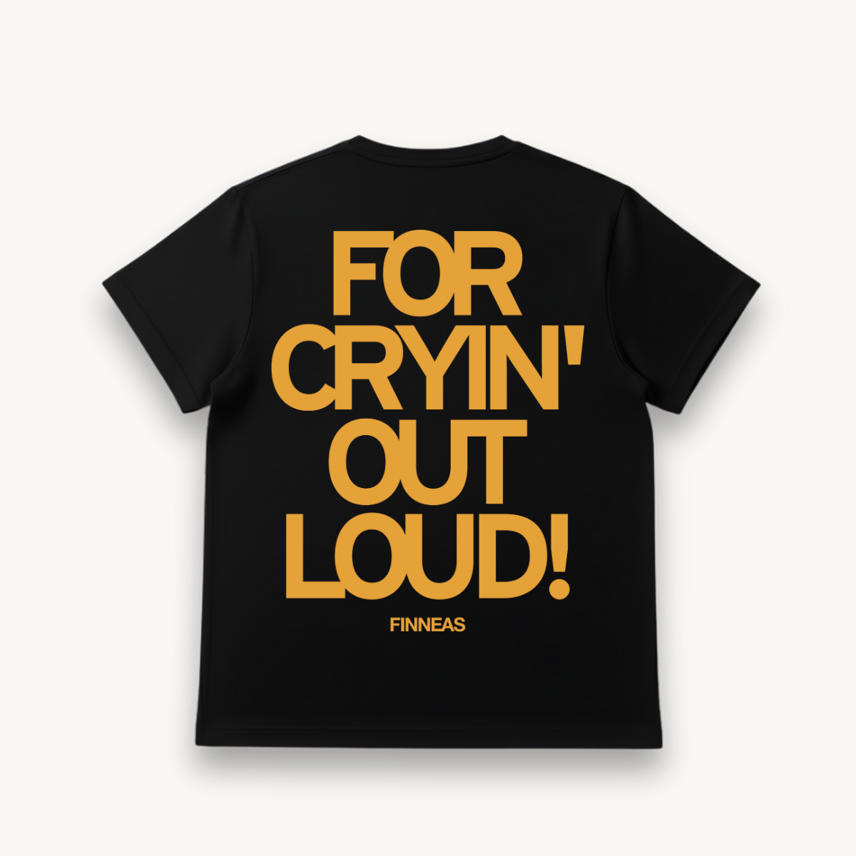 Finneas FCOL Black Regular Tee