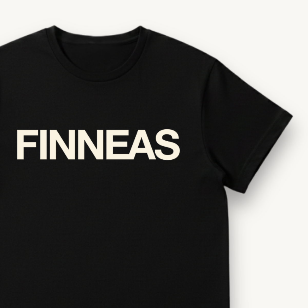 Finneas FCOL Logo Black Regular Tee