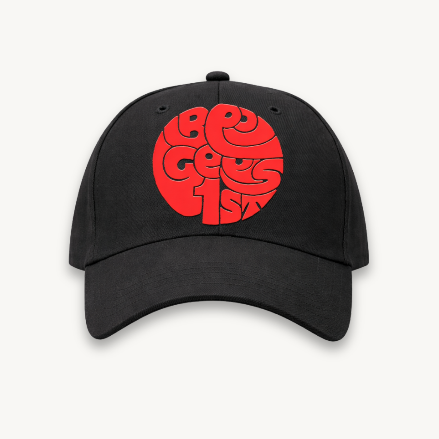 Bee Gees Classic 1st Logo Baseball Black Cap