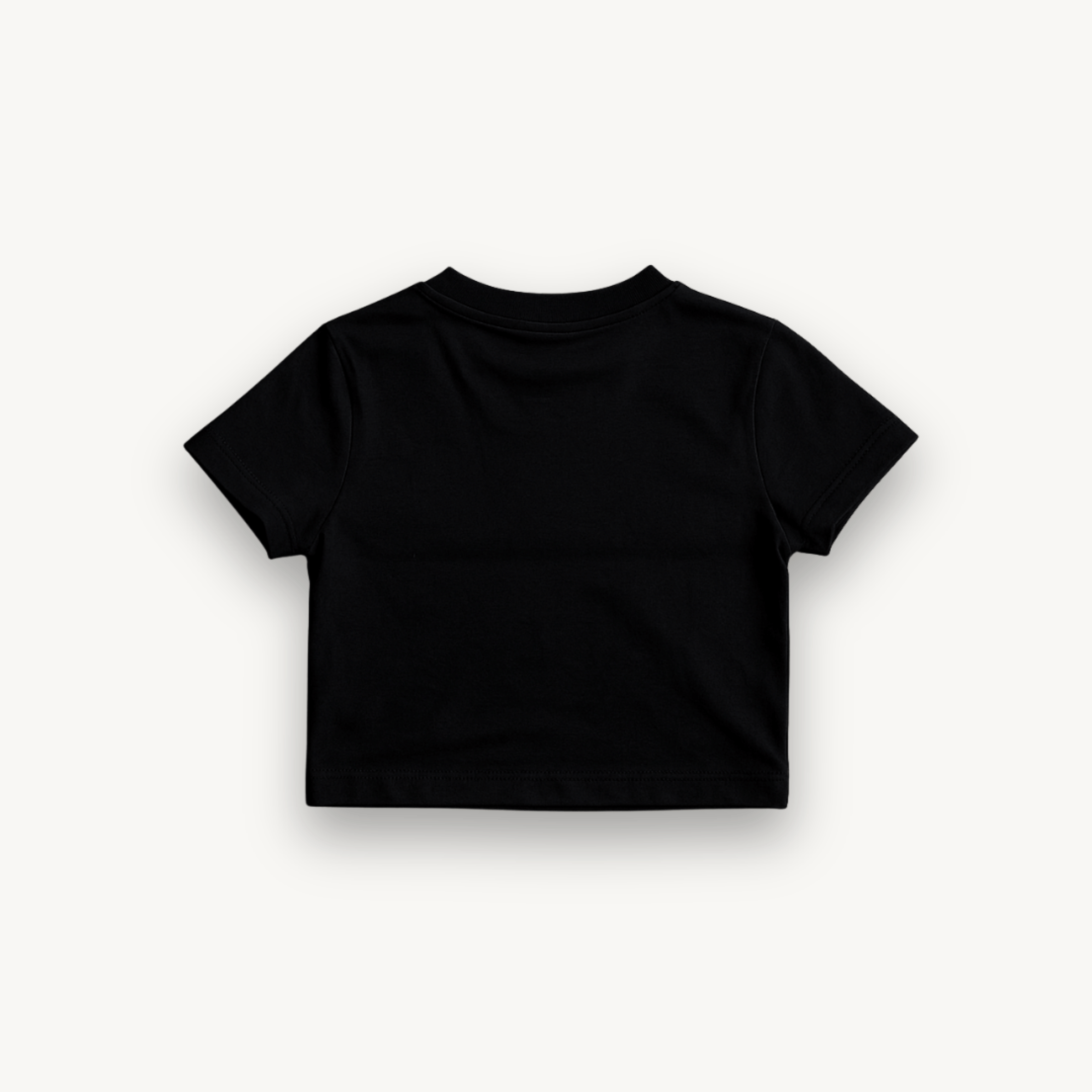 Def Leppard Leopard Black Crop Top