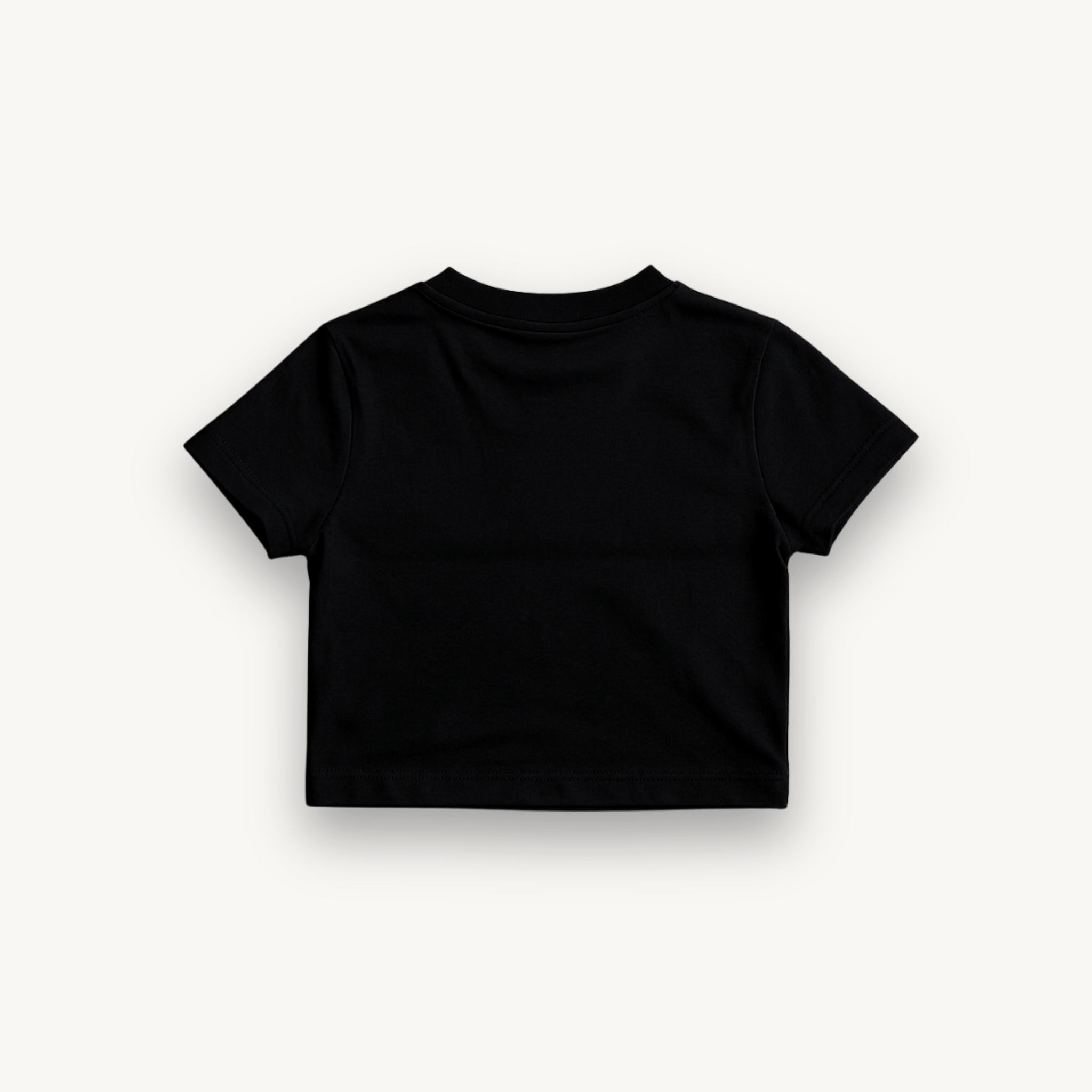 Def Leppard Leopard Black Crop Top