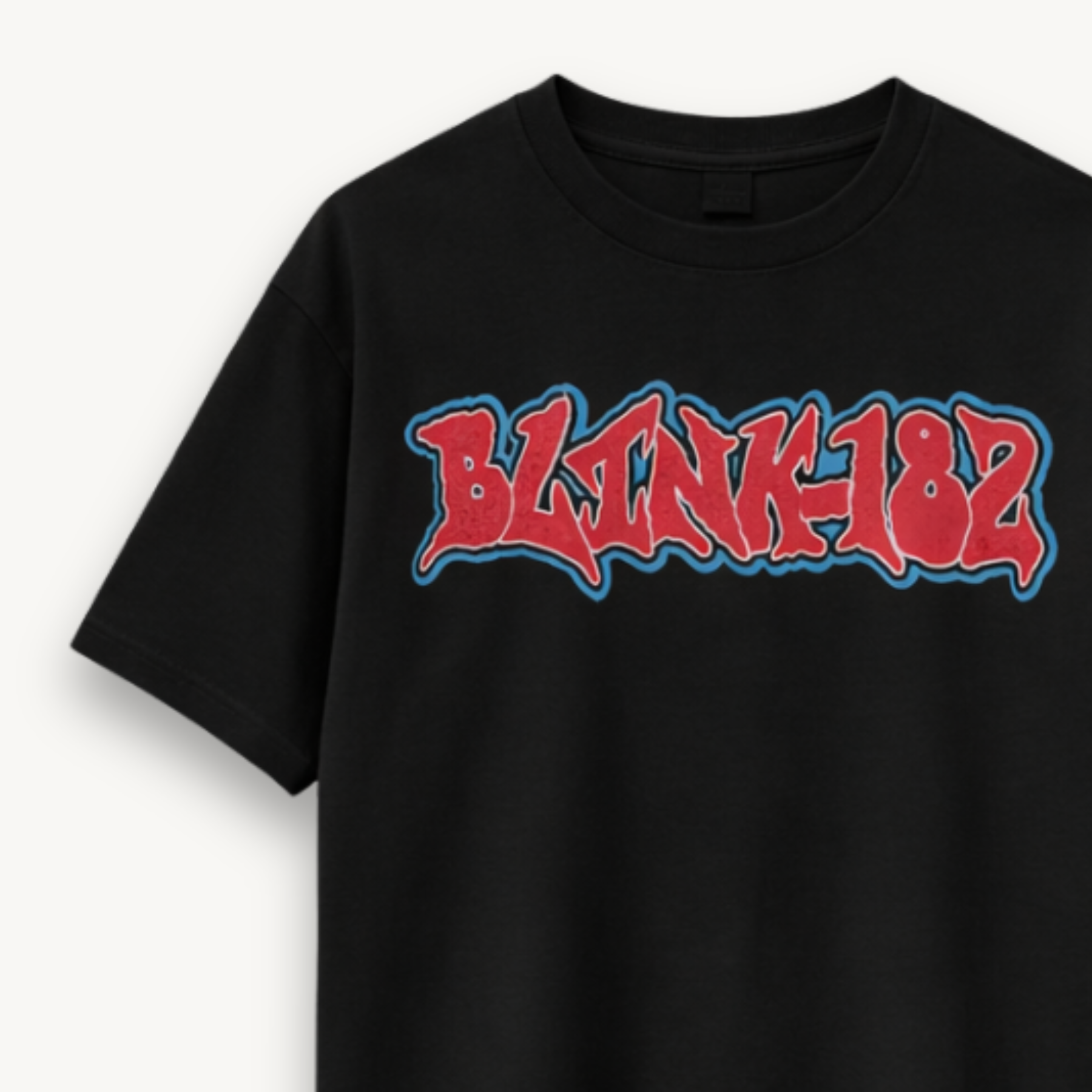 Blink-182 Aliens Exist Tour Edition Black Relaxed Tee
