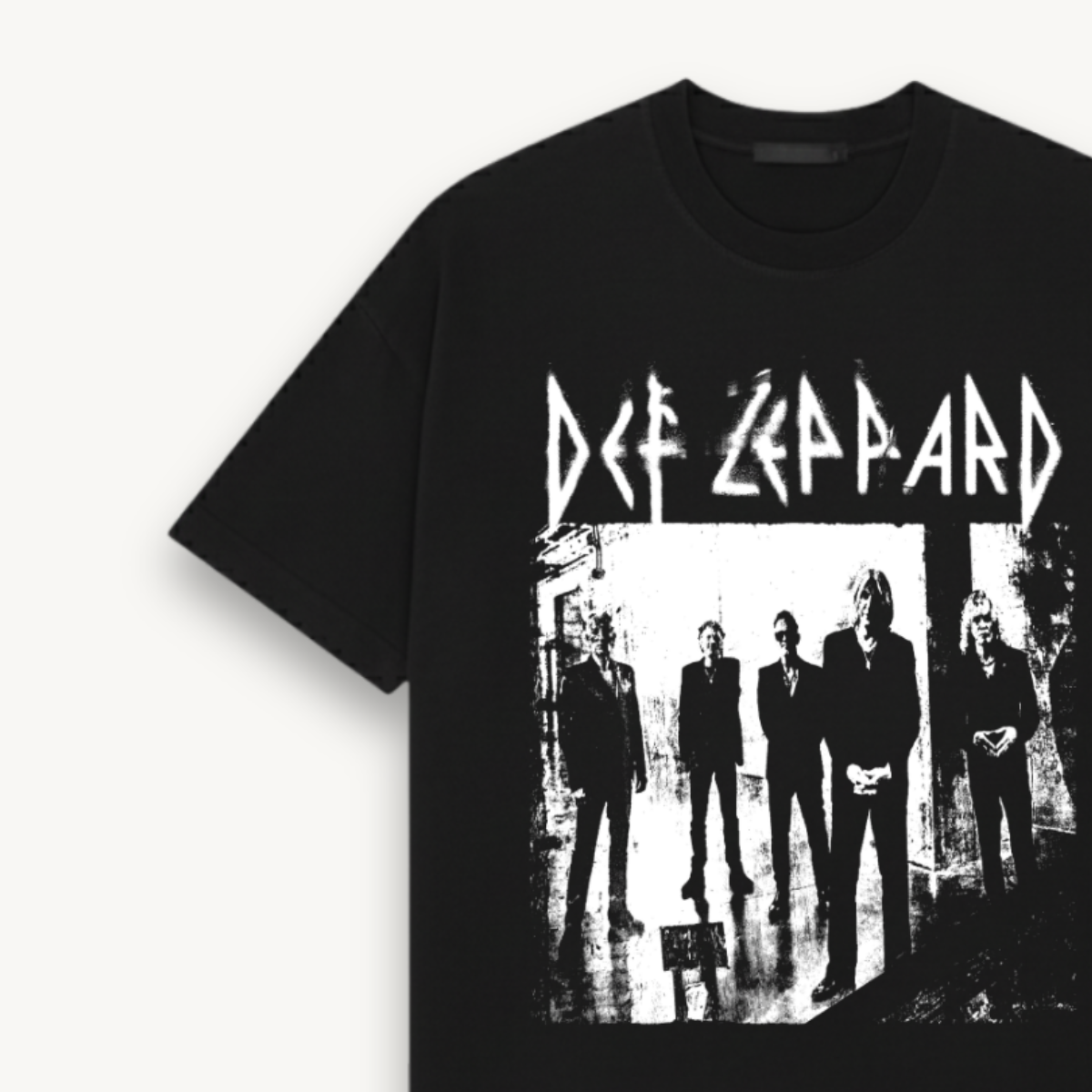 Def Leppard Symphony Black Relaxed Tee