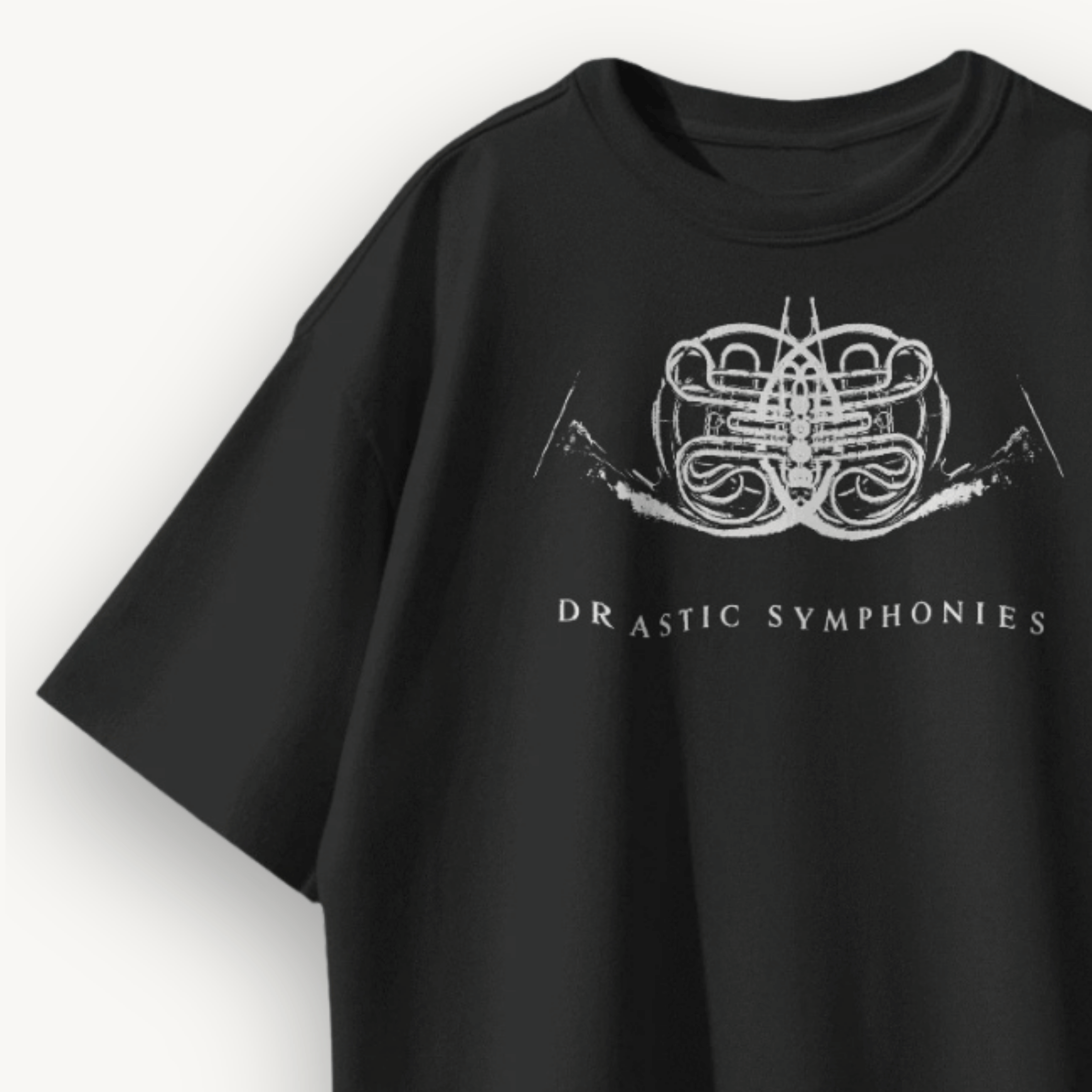Def Leppard Drastic Symphonies Black Oversized Tee