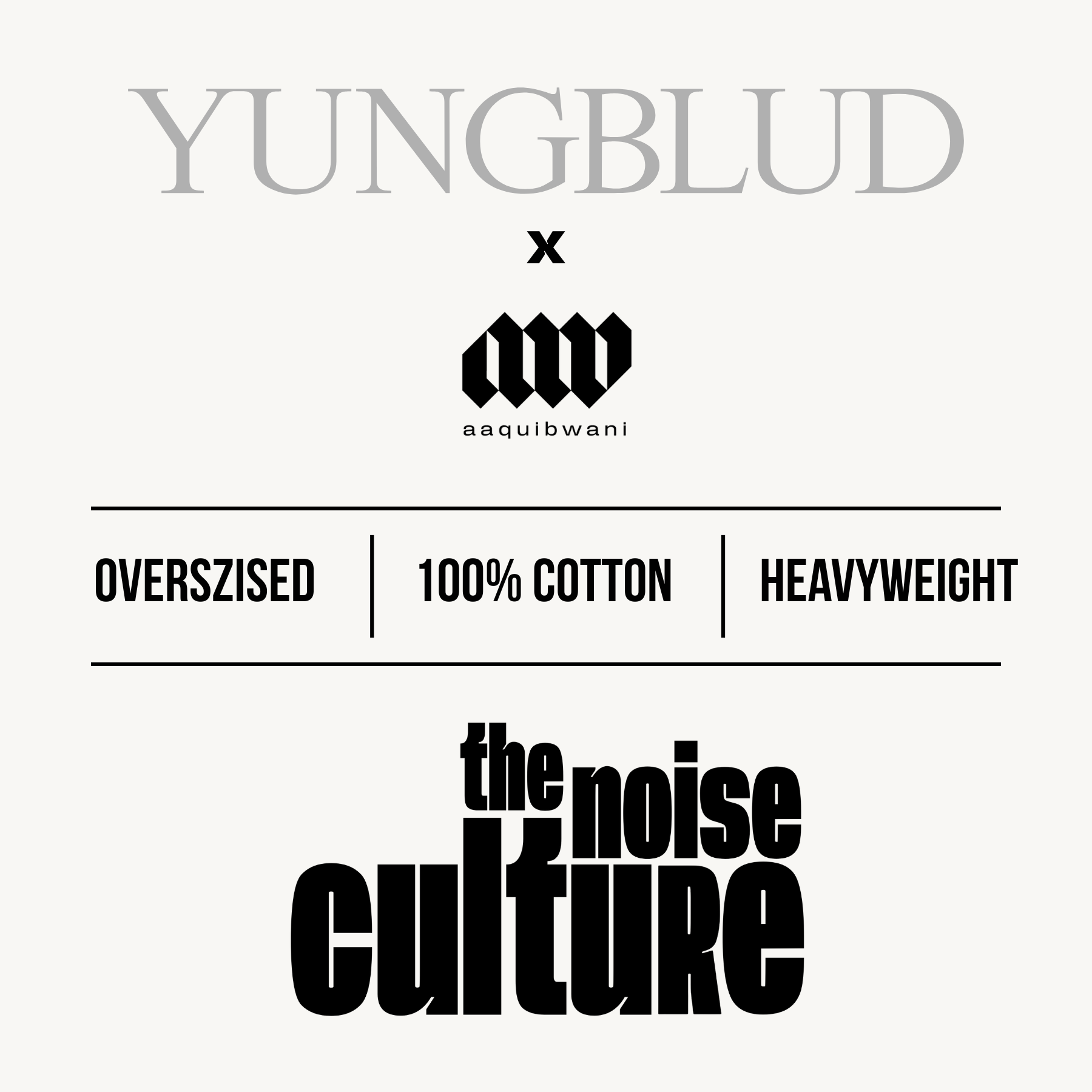 Yungblud AW Dom in Bollywood Black Oversized Muscle Tee