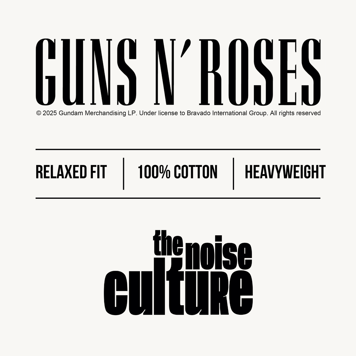 Guns N' Roses LA-85 Black Relaxed Tee