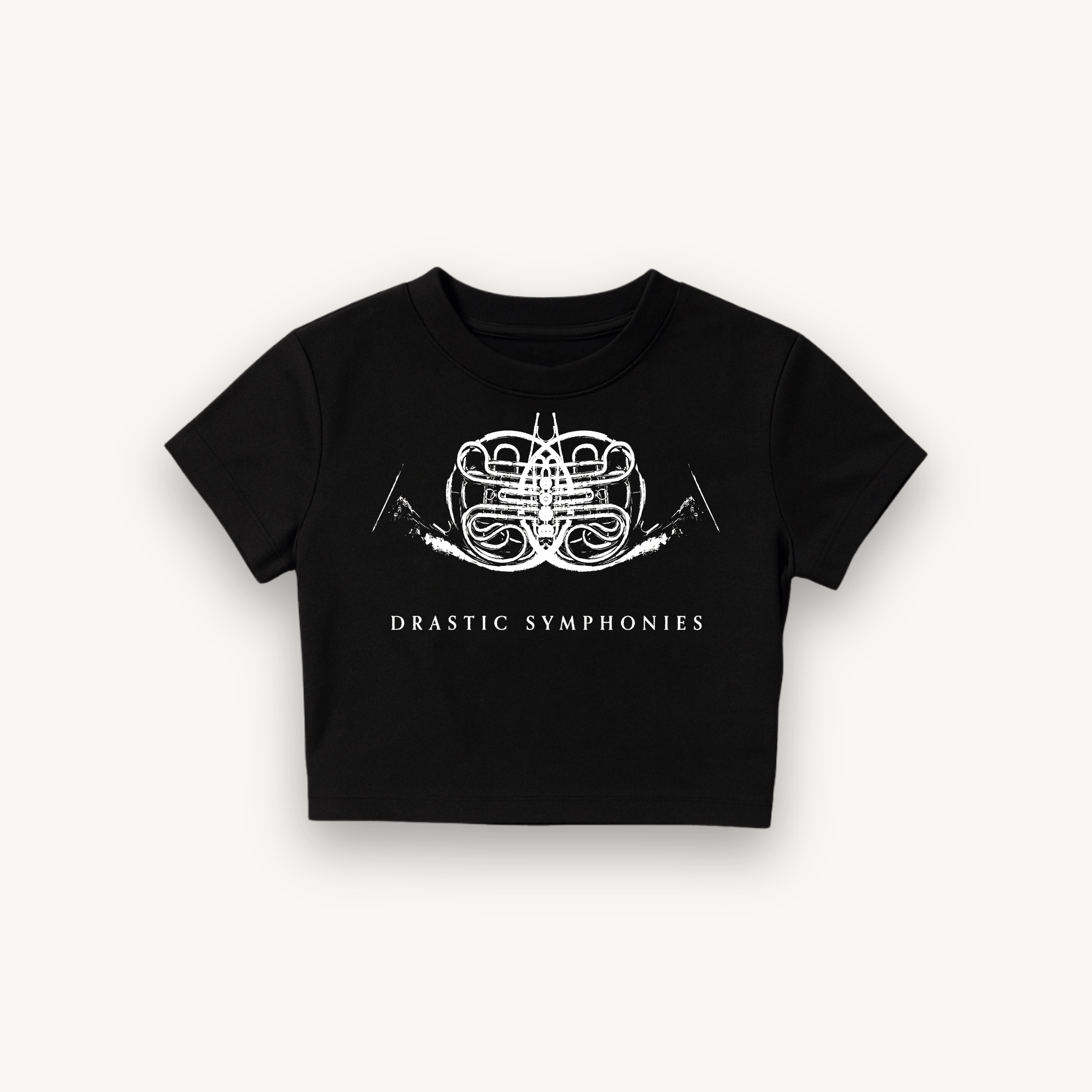 Def Leppard Drastic Symphonies Black Crop Top
