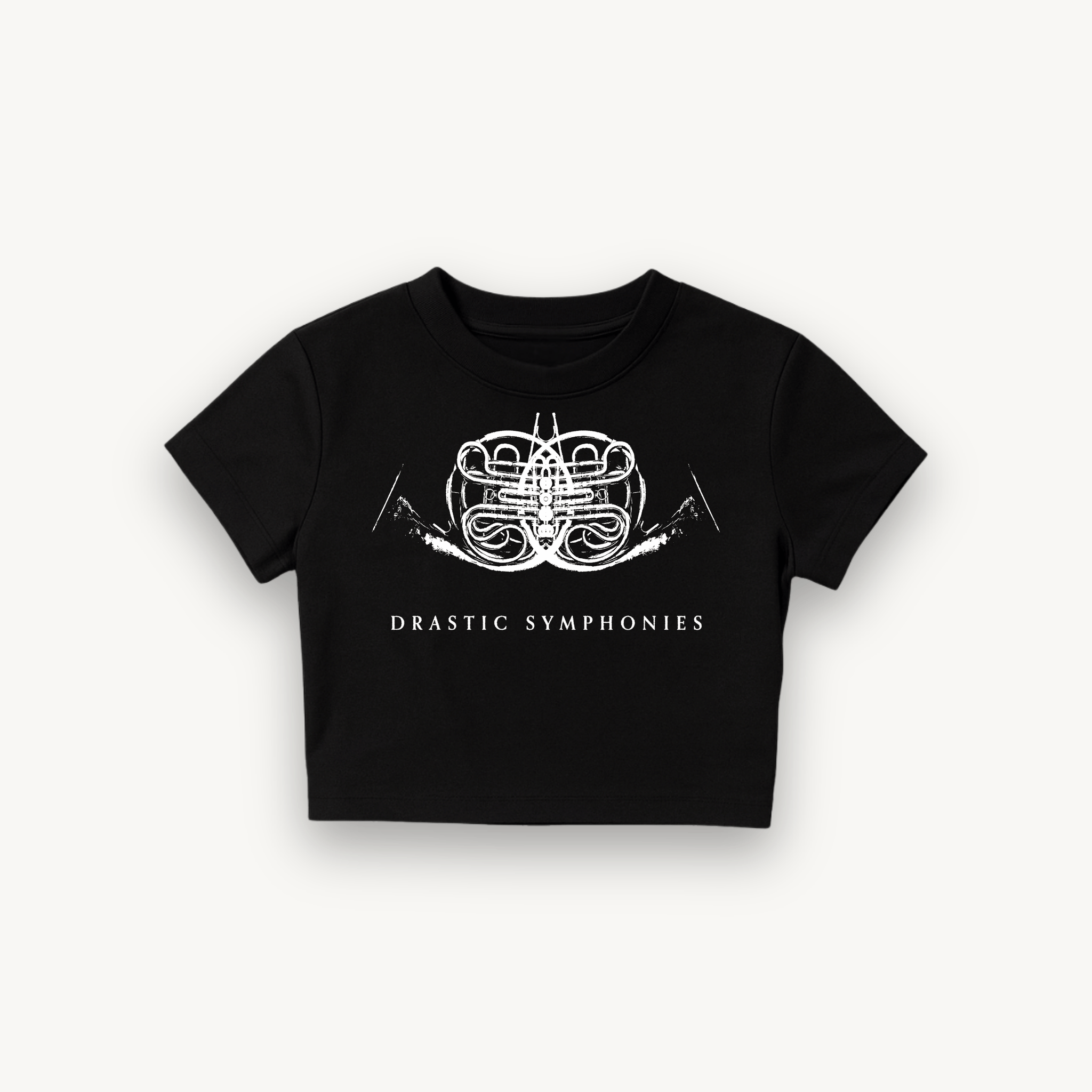 Def Leppard Drastic Symphonies Black Crop Top