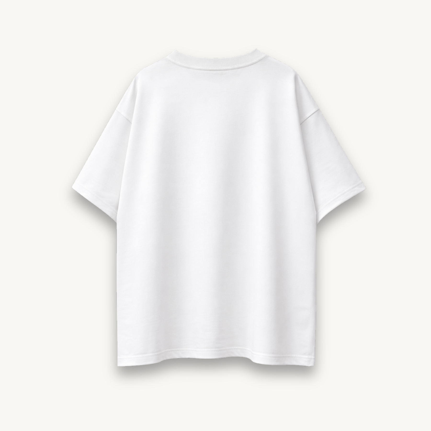 Bon Jovi Heart & Dagger White Oversized Tee