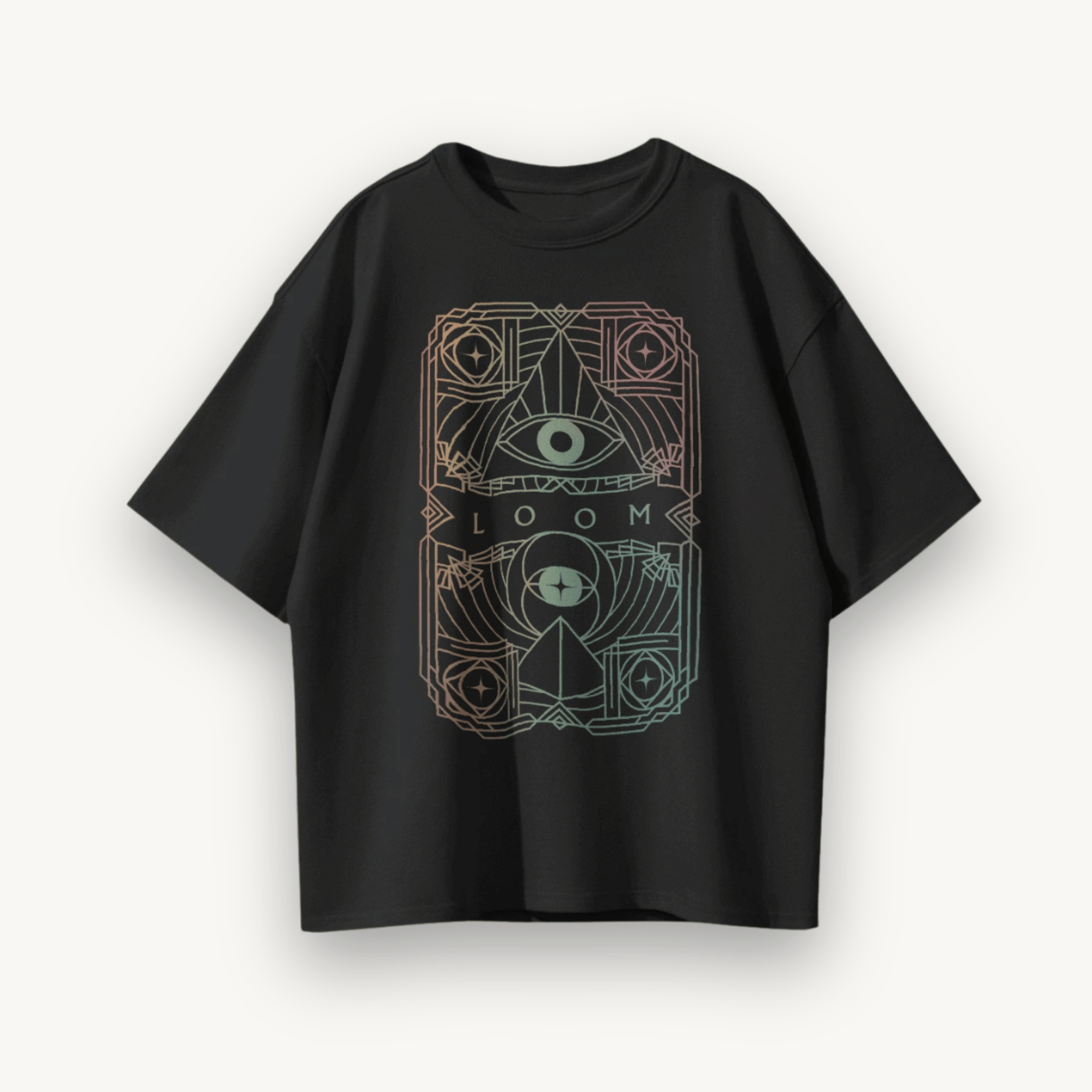 Imagine Dragons Loom ALT Black Oversized Tee