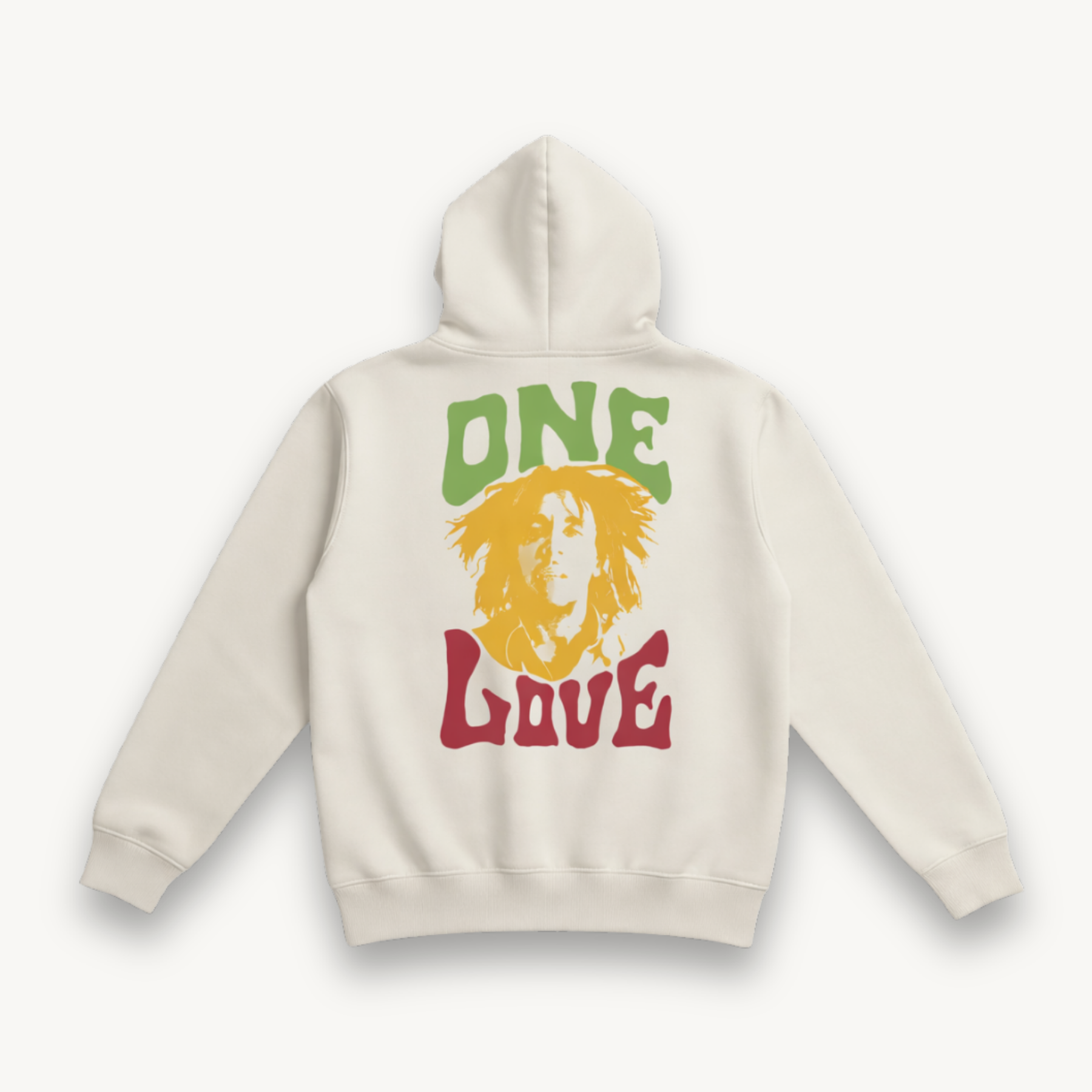 Bob Marley One Love White Hoodie