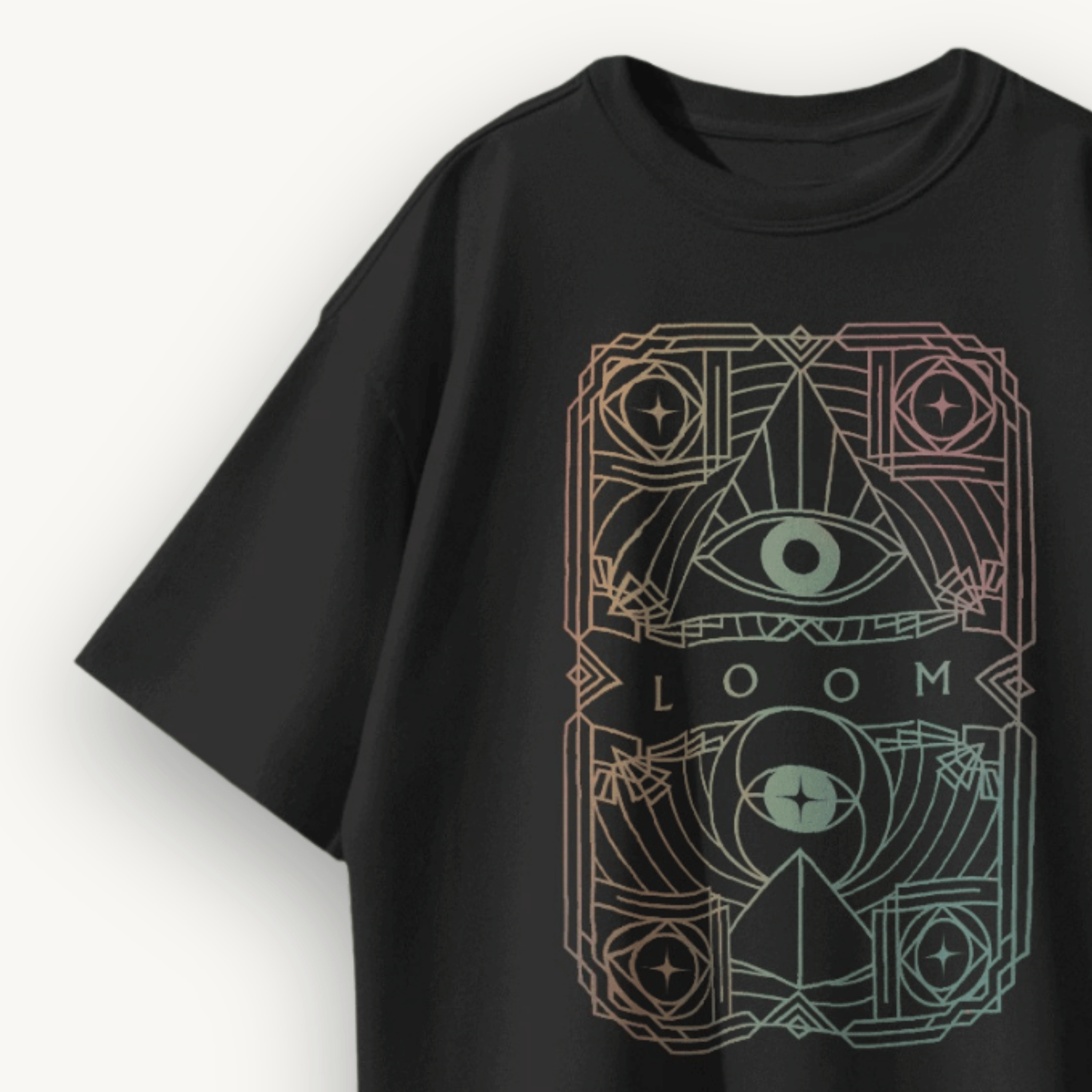 Imagine Dragons Loom ALT Black Oversized Tee