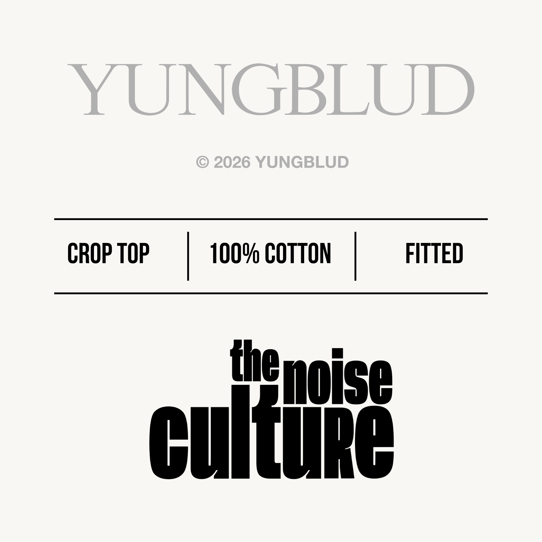 Yungblud IDOLS Weep Black Crop Top