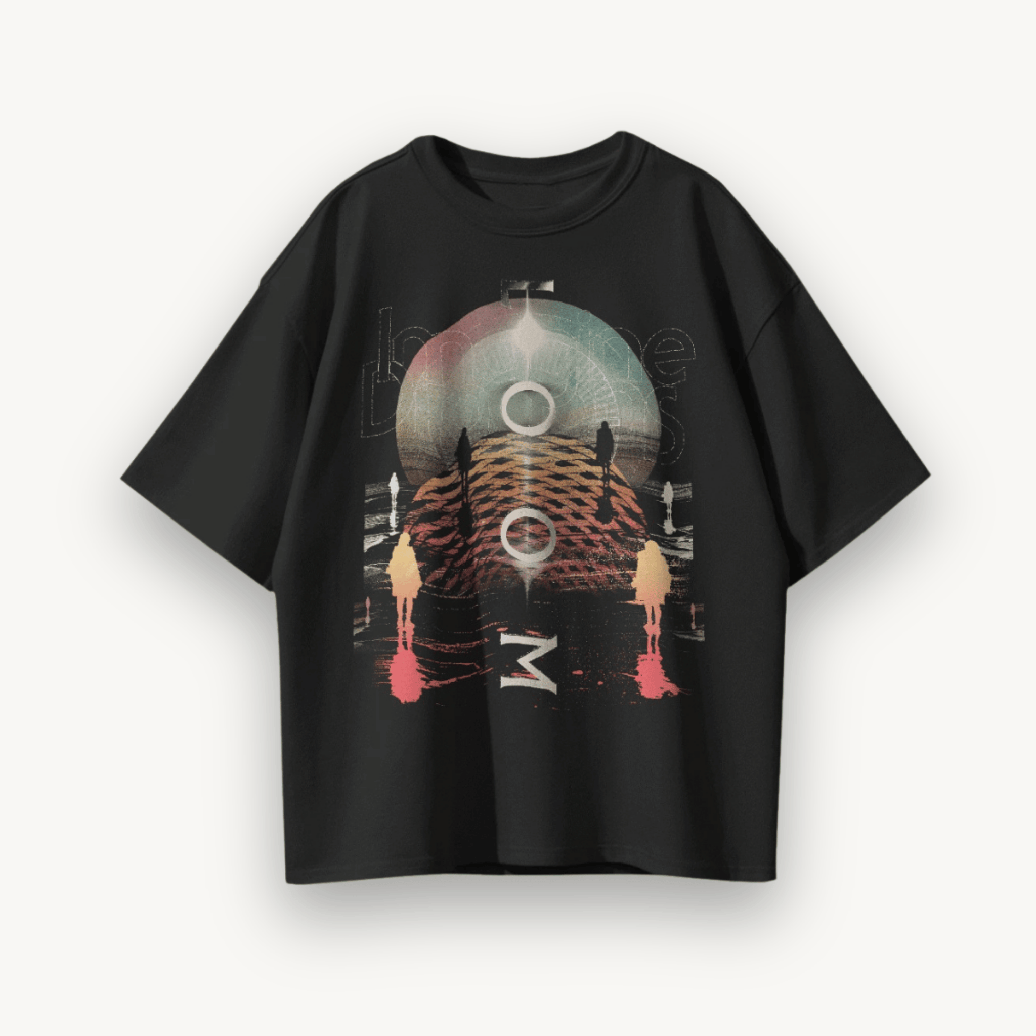 Imagine Dragons Loom Black Oversized Tee