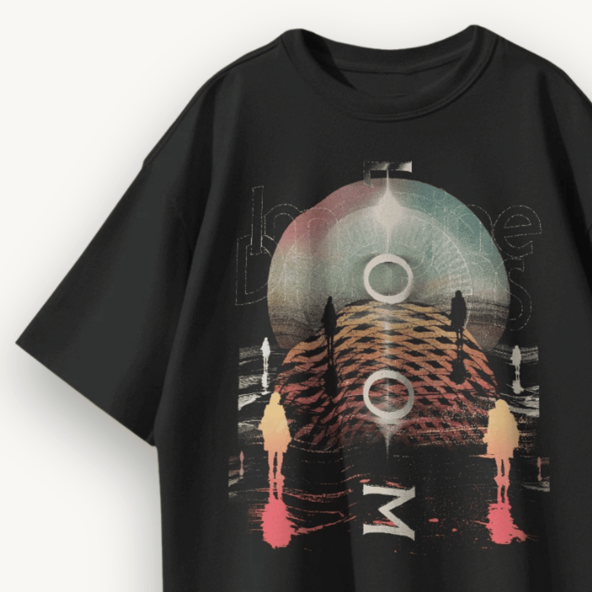 Imagine Dragons Loom Black Oversized Tee