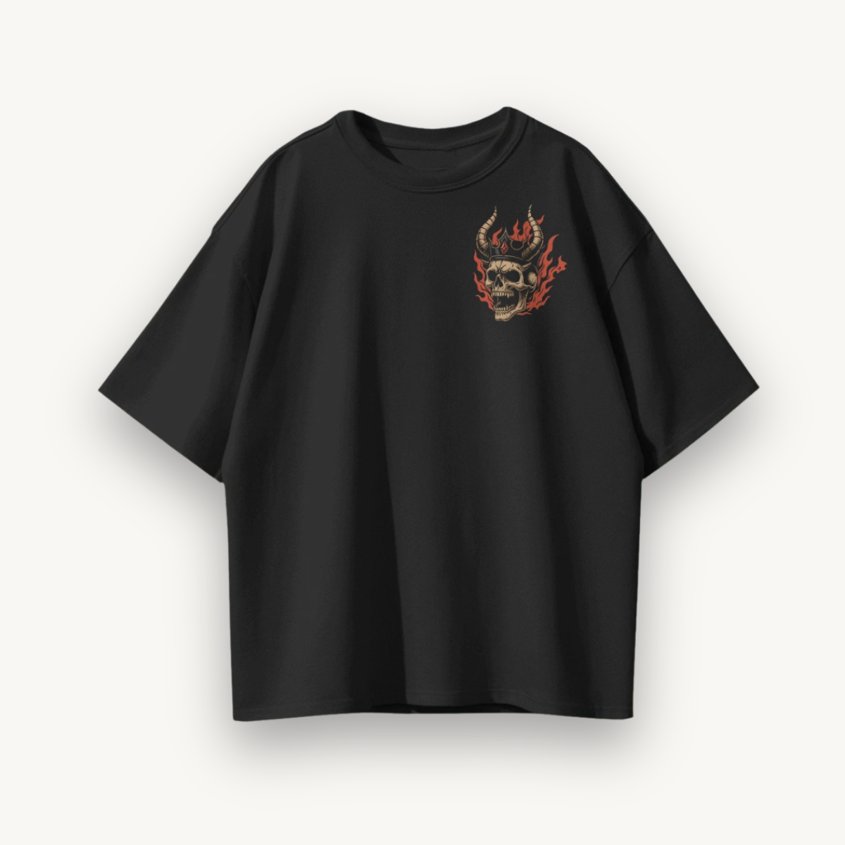 TNC Dark Prince Black Oversized Tee
