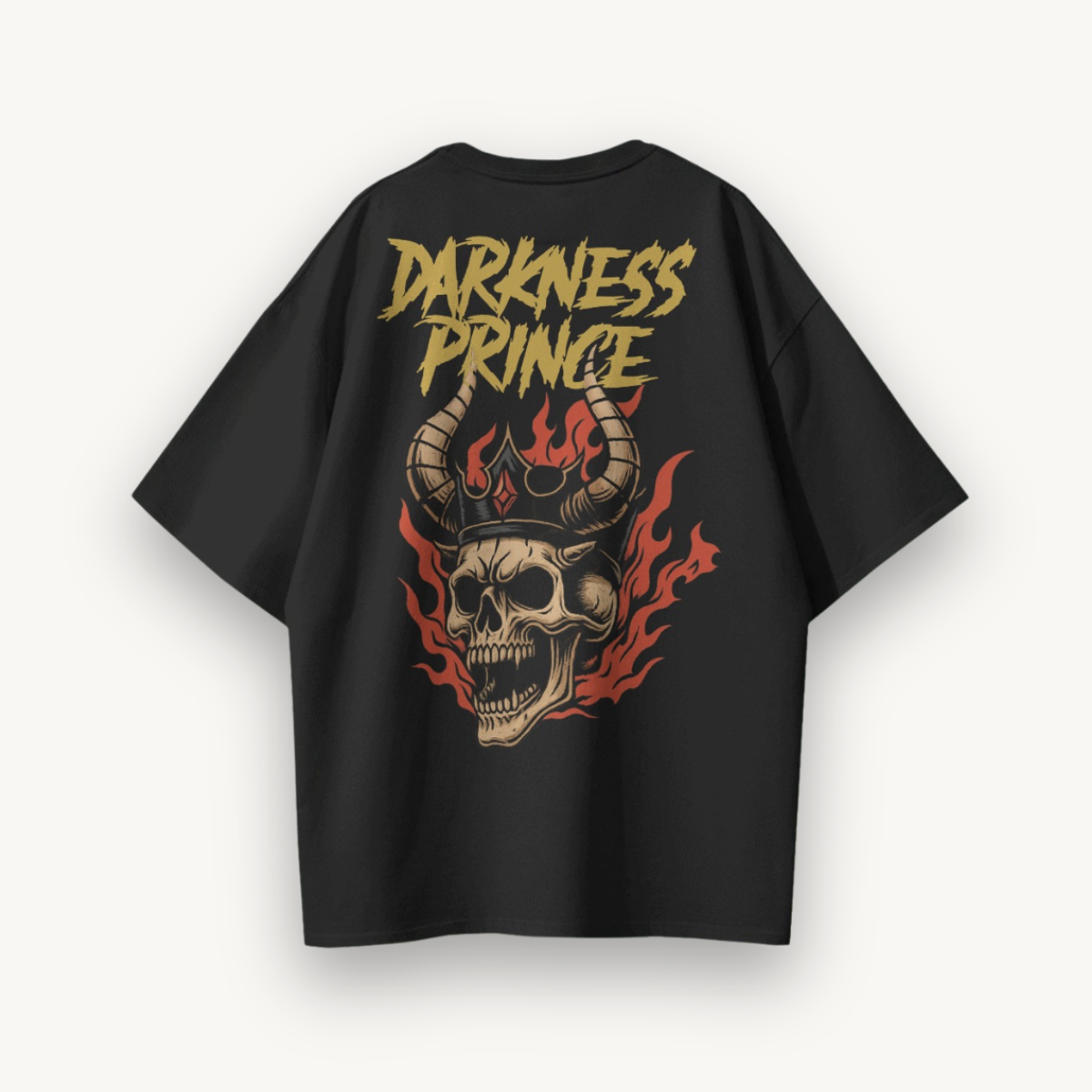 TNC Dark Prince Black Oversized Tee