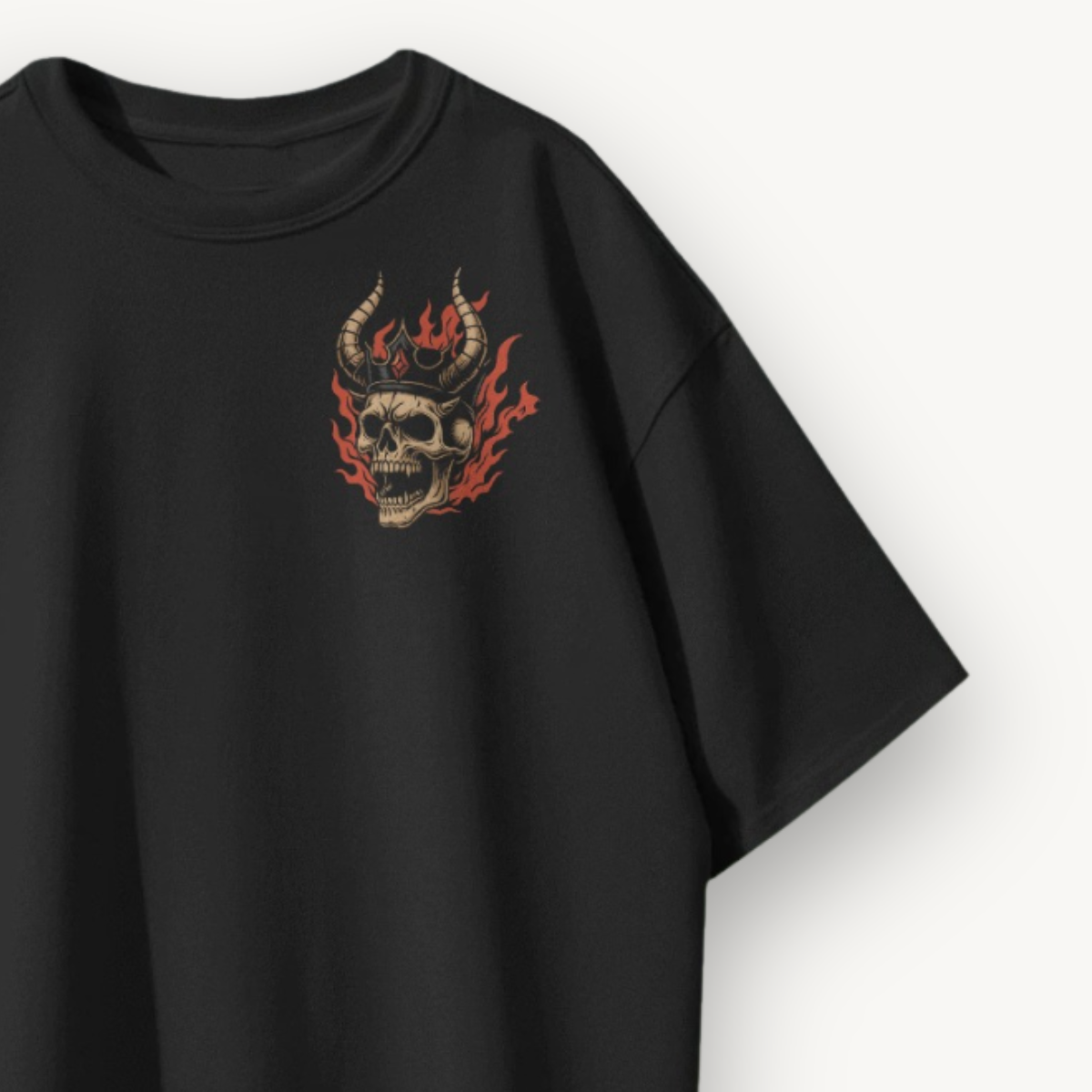 TNC Dark Prince Black Oversized Tee