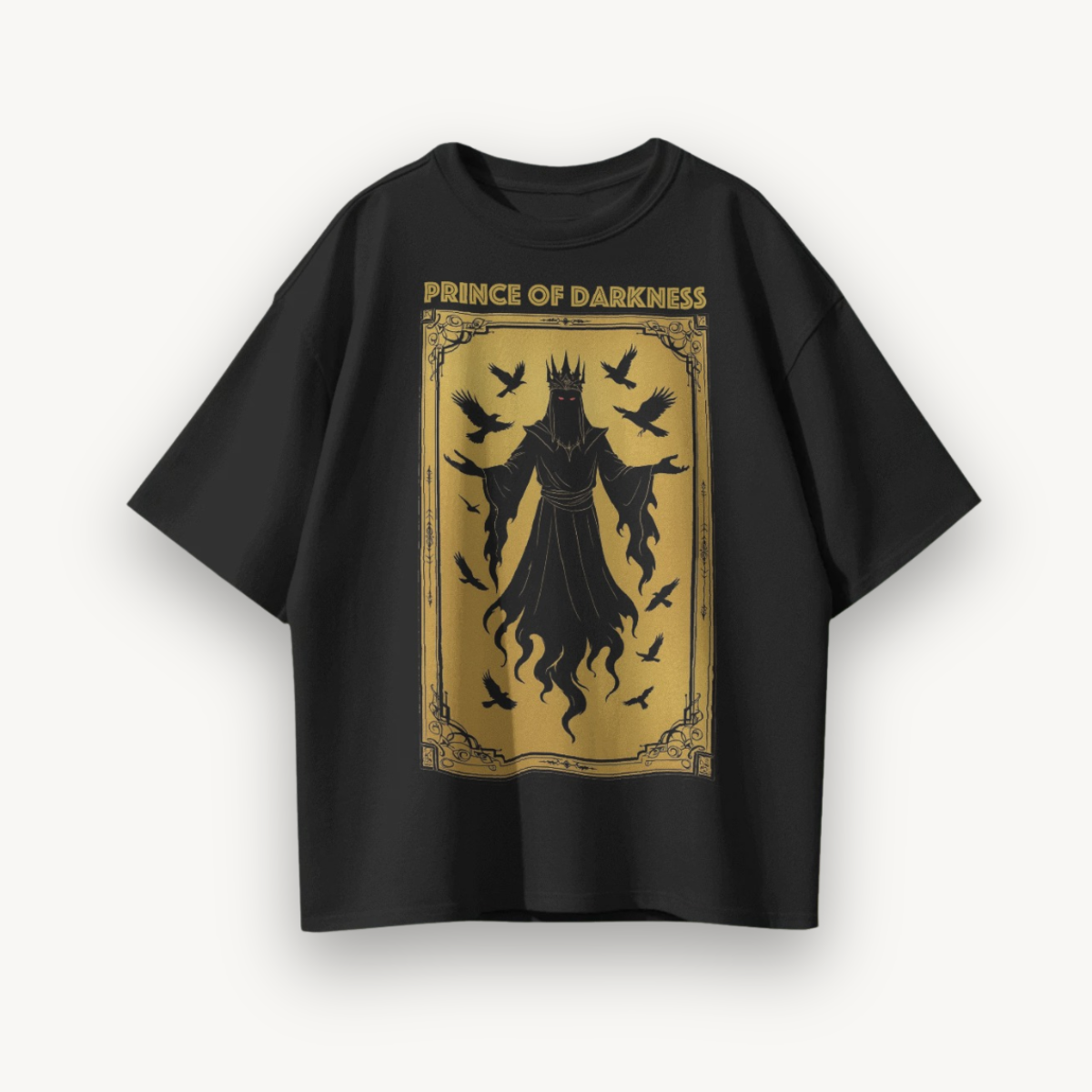 TNC Prince Of Darkness Black Oversized Tee